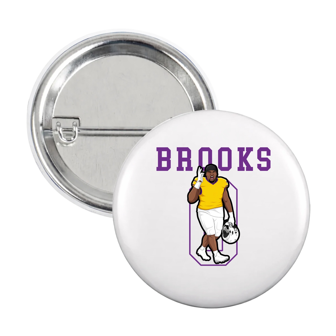 Game Day Button — Shirsey in White