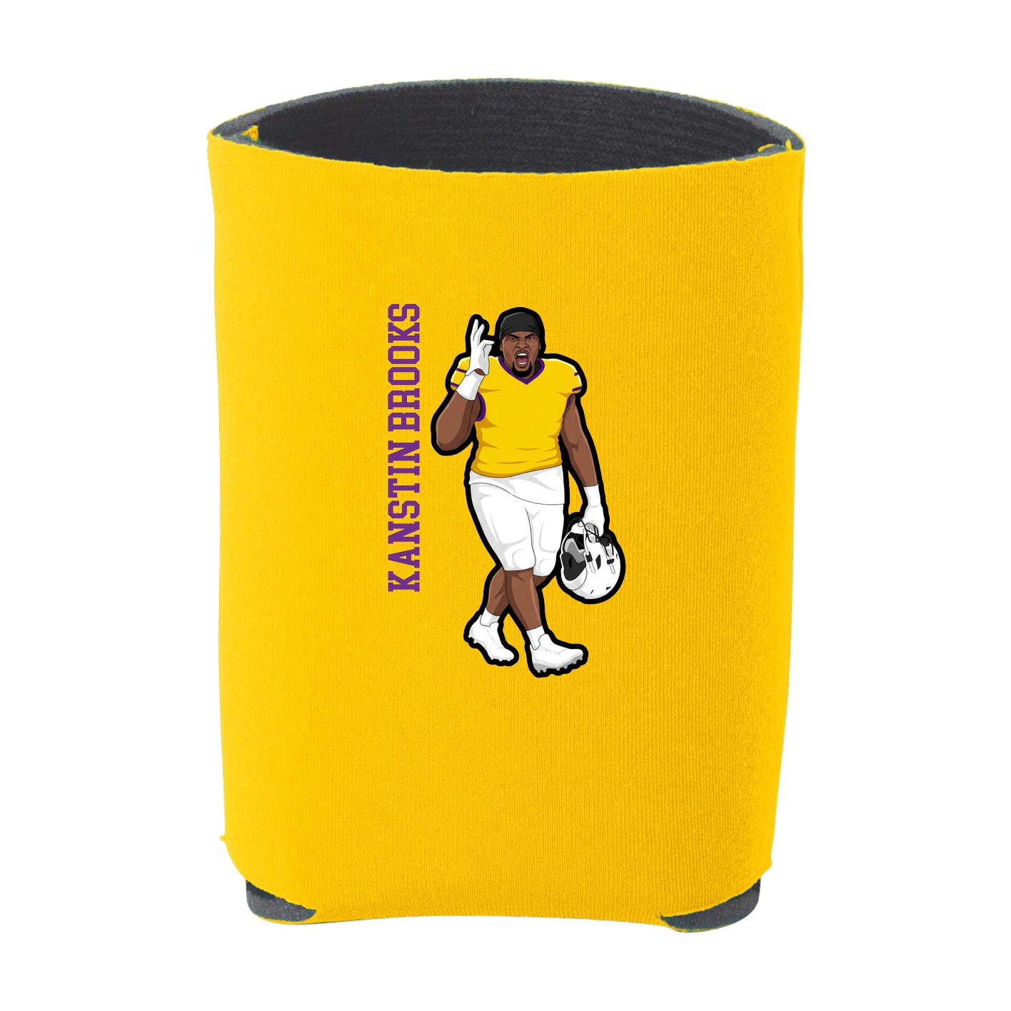Can Holder — Name Vertical in Yellow