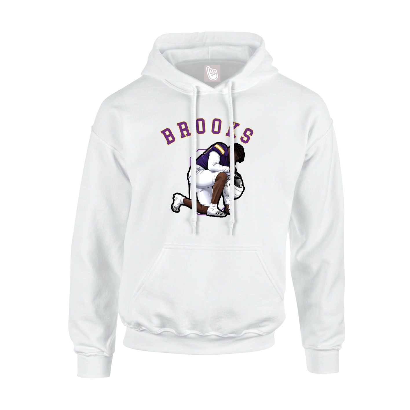 Youth Hoodie — Shirsey Arch in White