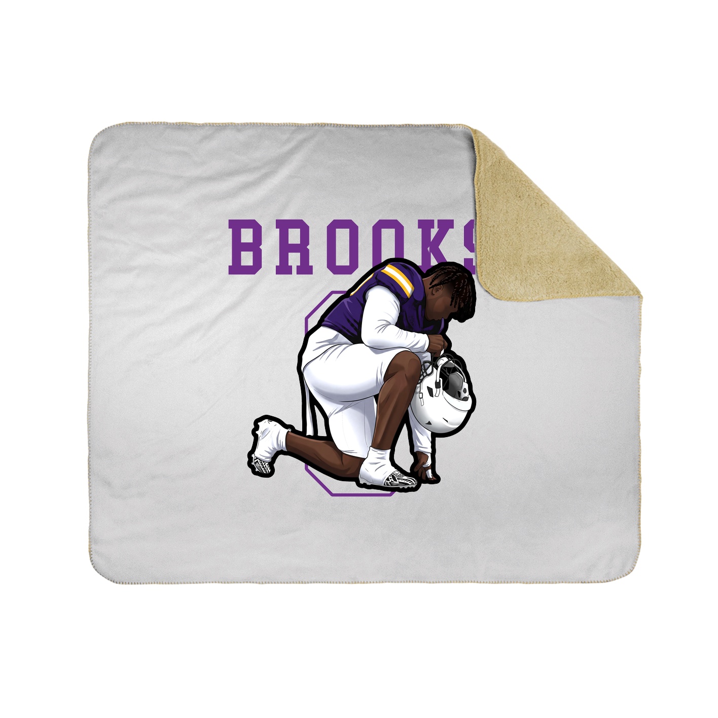 Throw Blanket — Shirsey in White