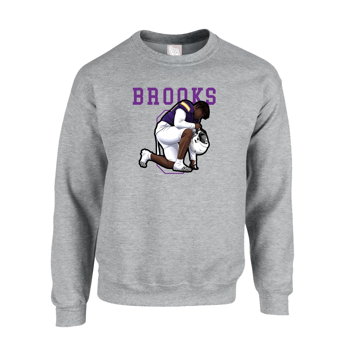 Fleece Crew — Shirsey in Grey