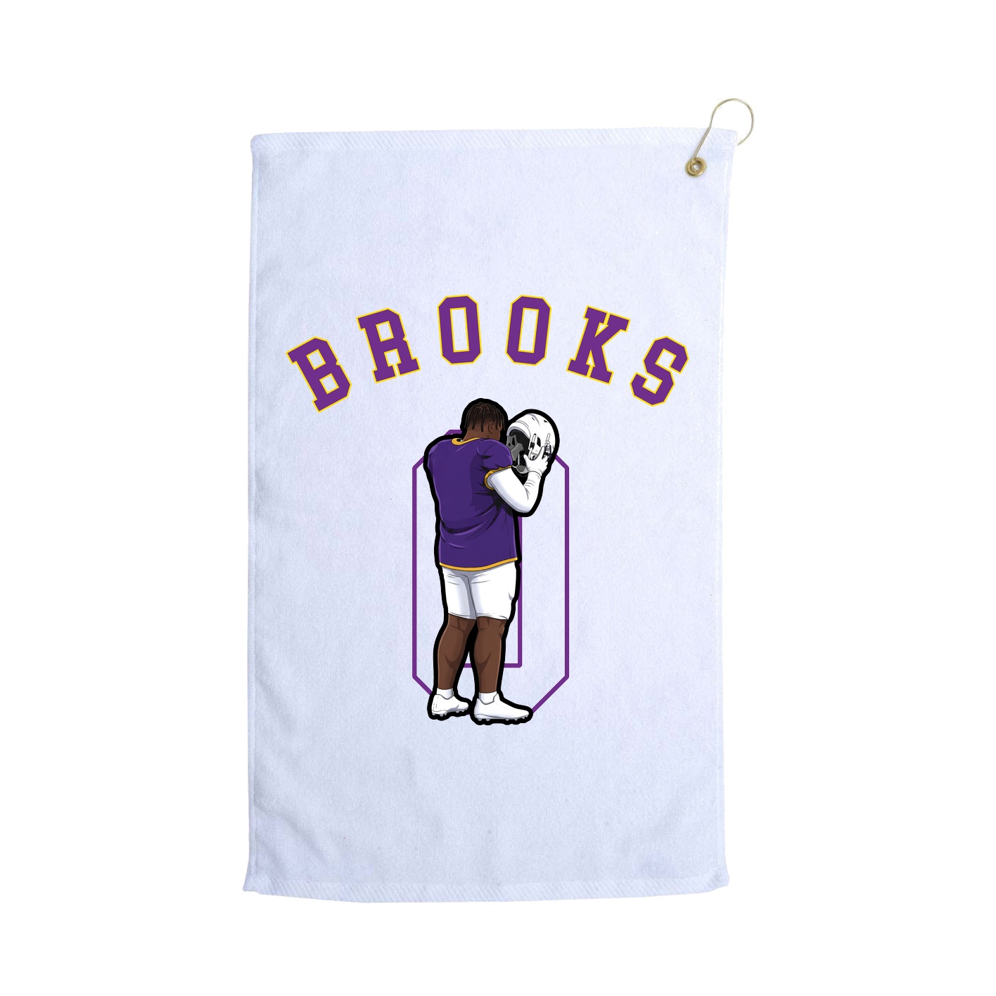 Golf Towel — Shirsey Arch in White