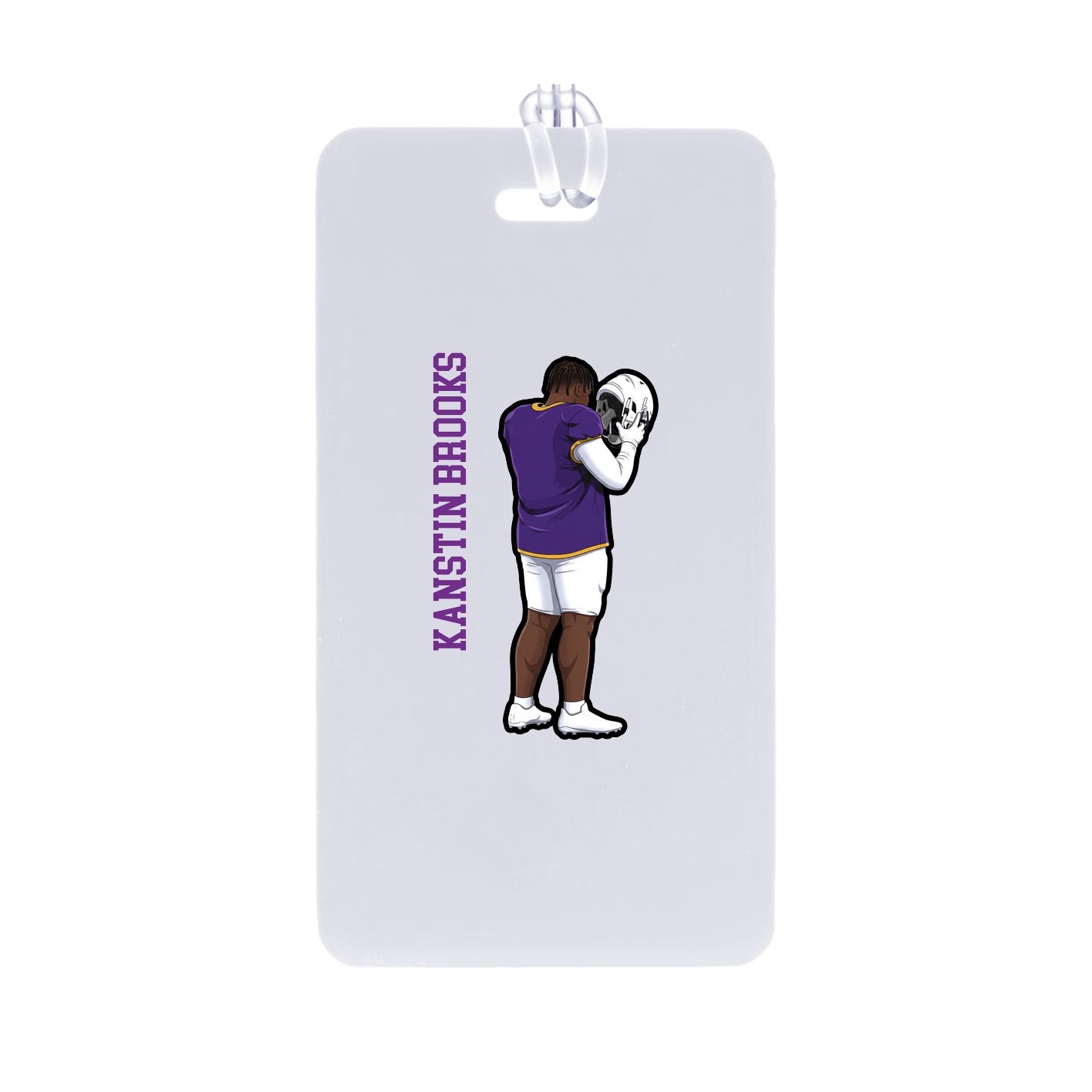 Bag Tag — Name Vertical in Classic