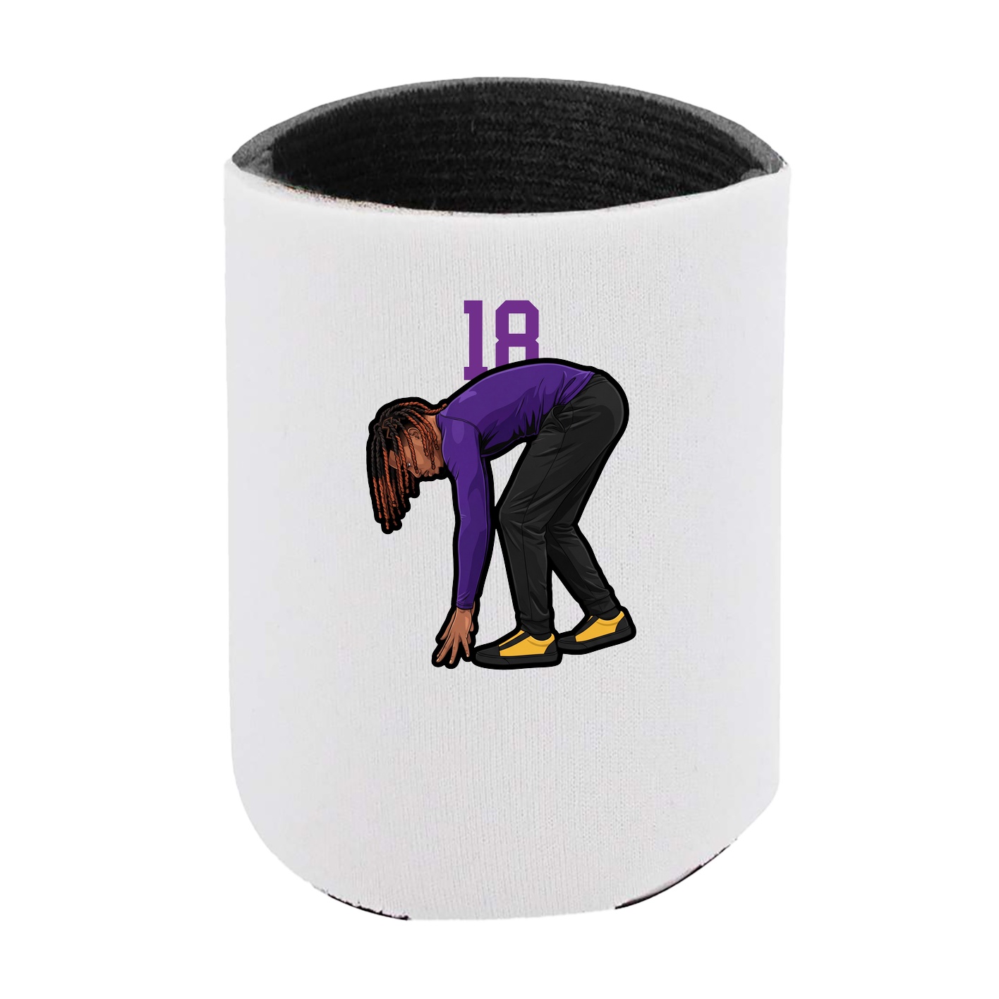 Can Holder — Number Top in White