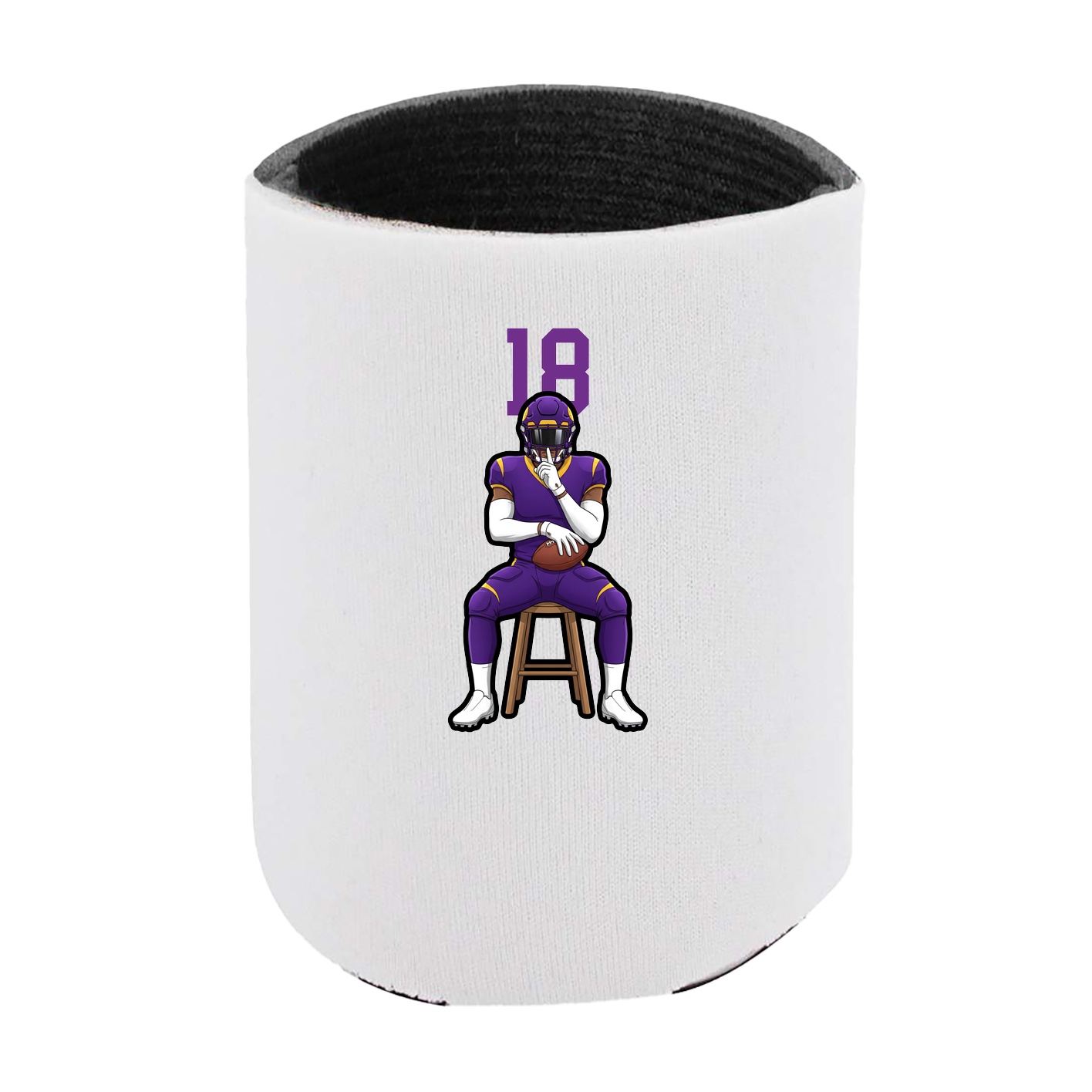 Can Holder — Number Top in White
