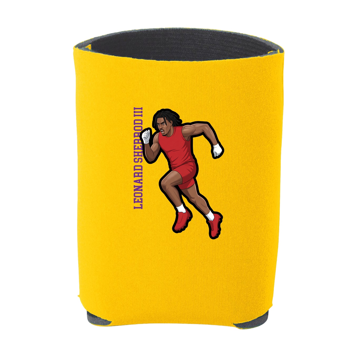 Can Holder — Name Vertical in Yellow