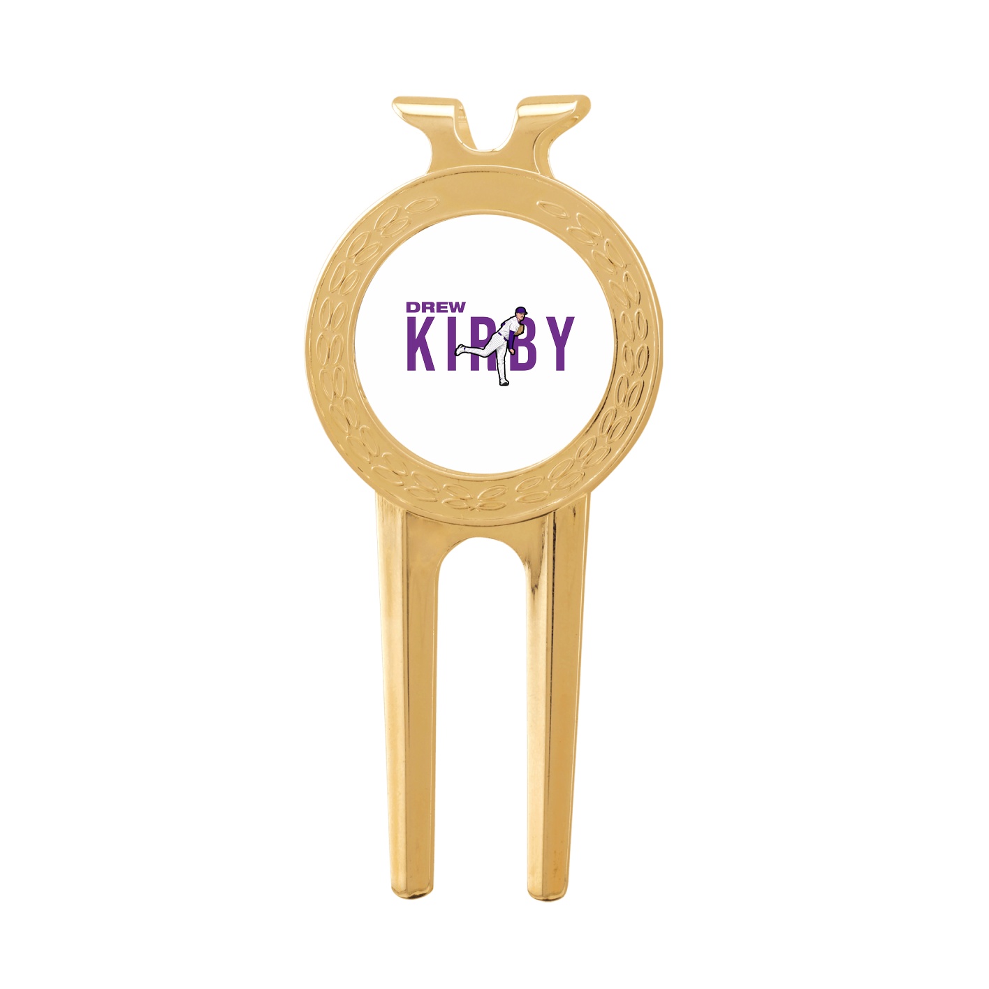 Divot Tool with Ball Marker — Player Name in Classic