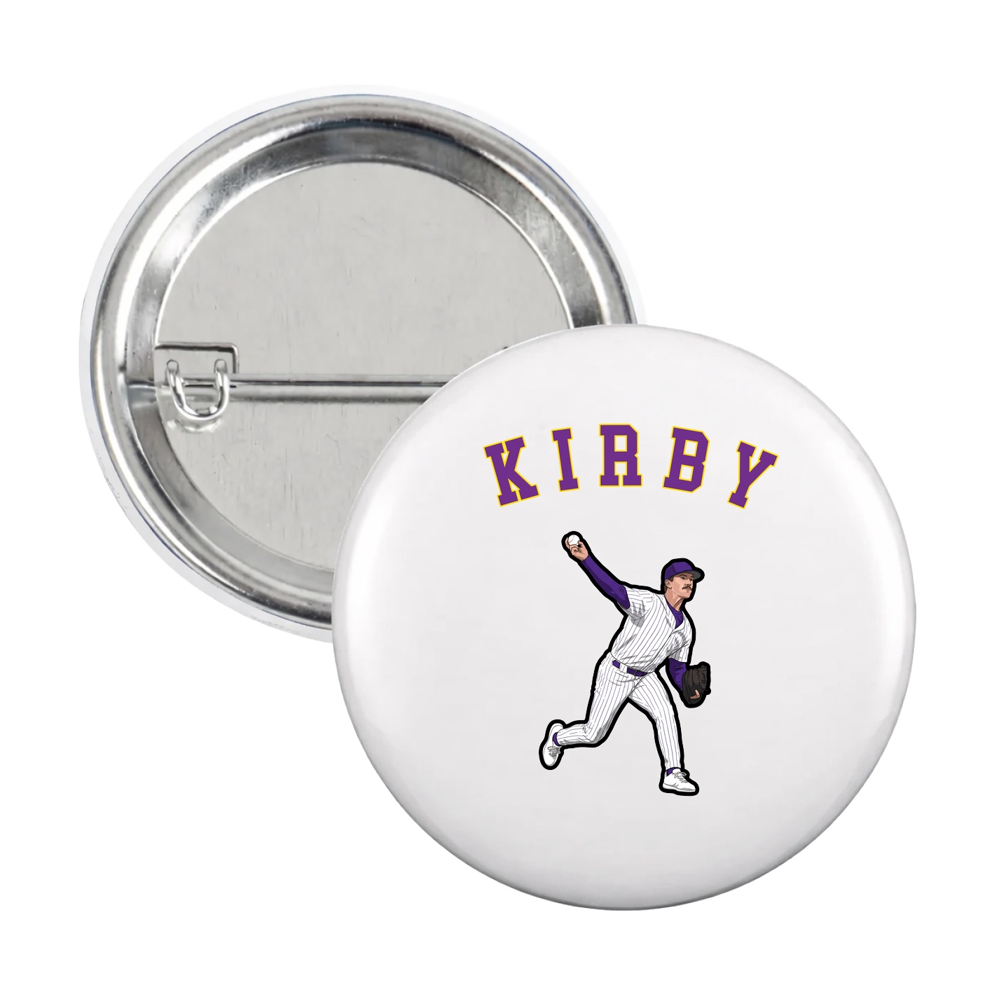 Game Day Button — Shirsey Arch in White