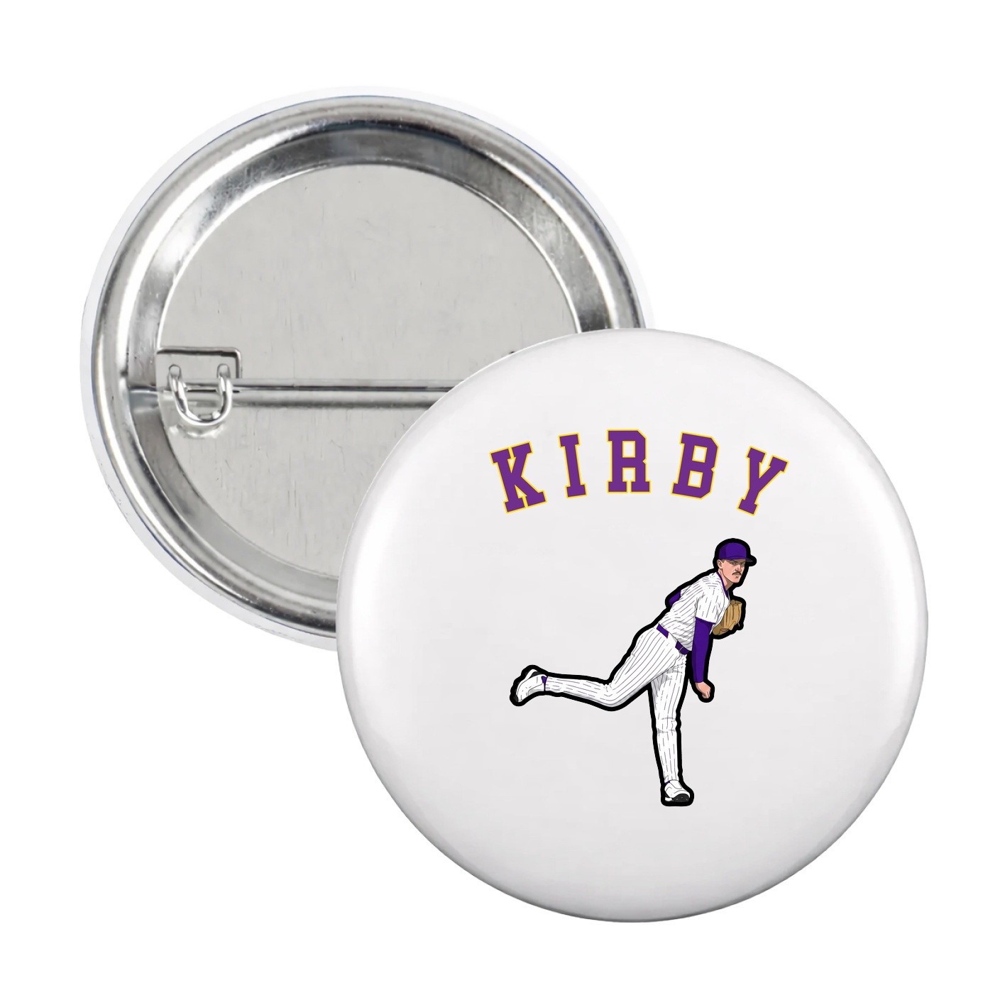 Game Day Button — Shirsey Arch in White