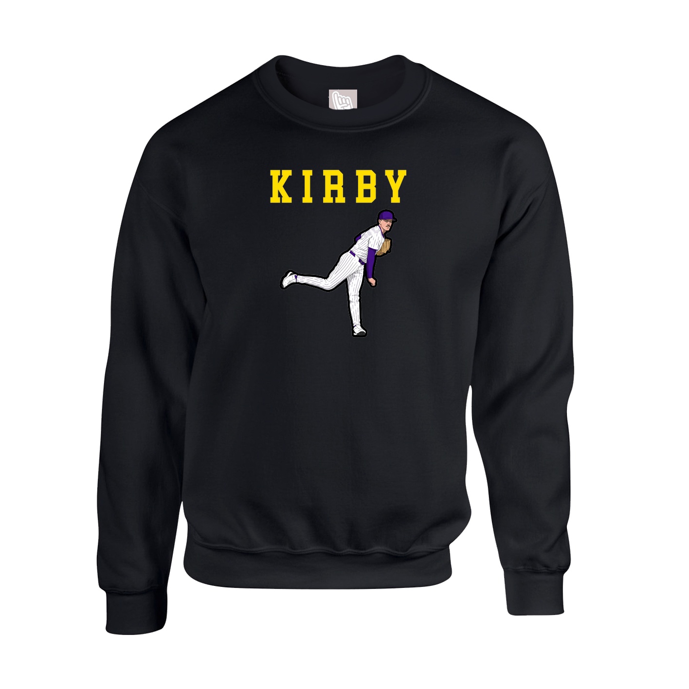 Fleece Crew — Shirsey in Black