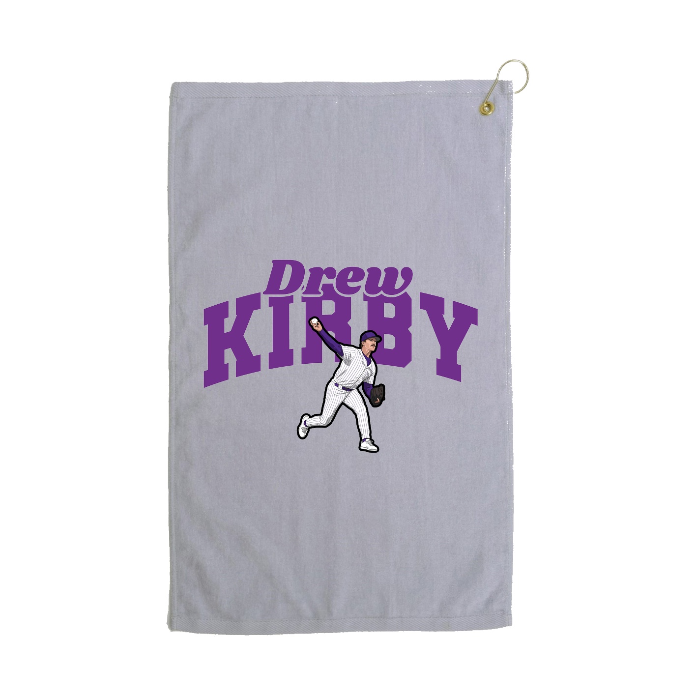 Golf Towel — Signature Arch in Grey