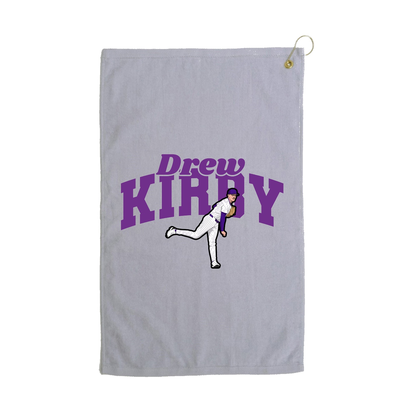 Golf Towel — Signature Arch in Grey