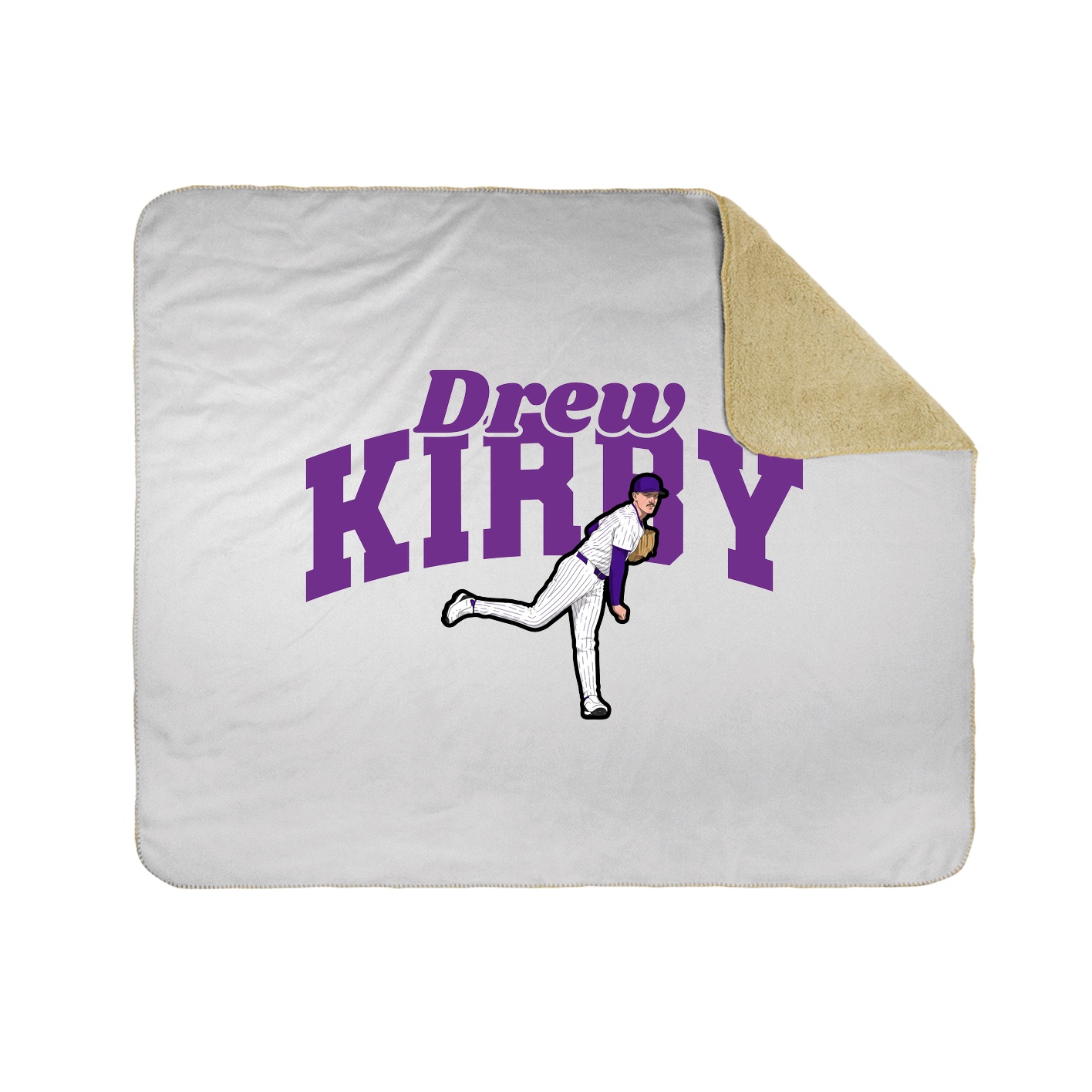 Throw Blanket — Signature Arch in White