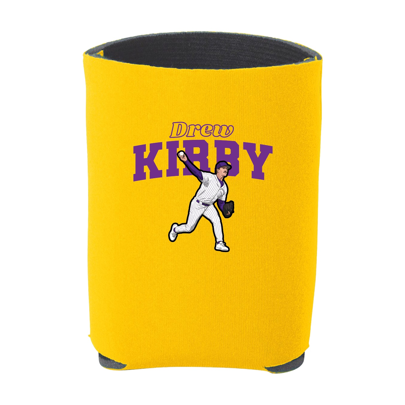 Can Holder — Name Arch in Yellow