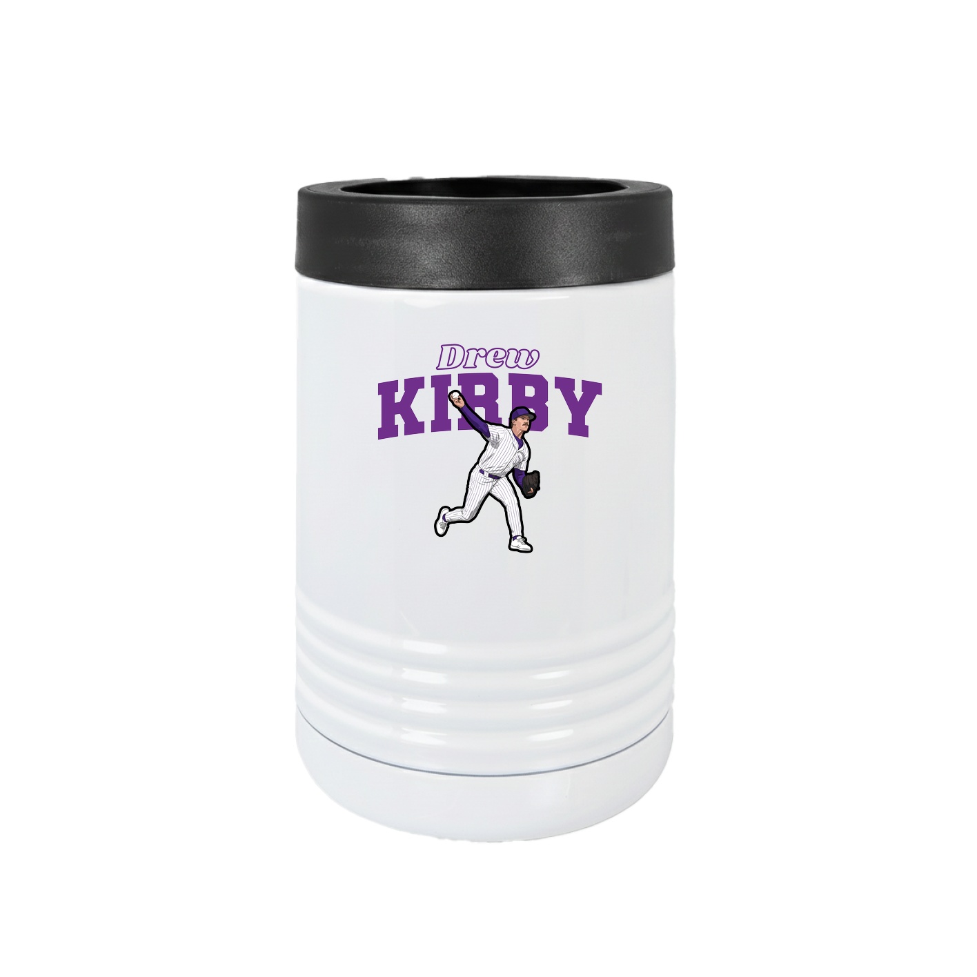 Beverage Holder — Name Arch in White