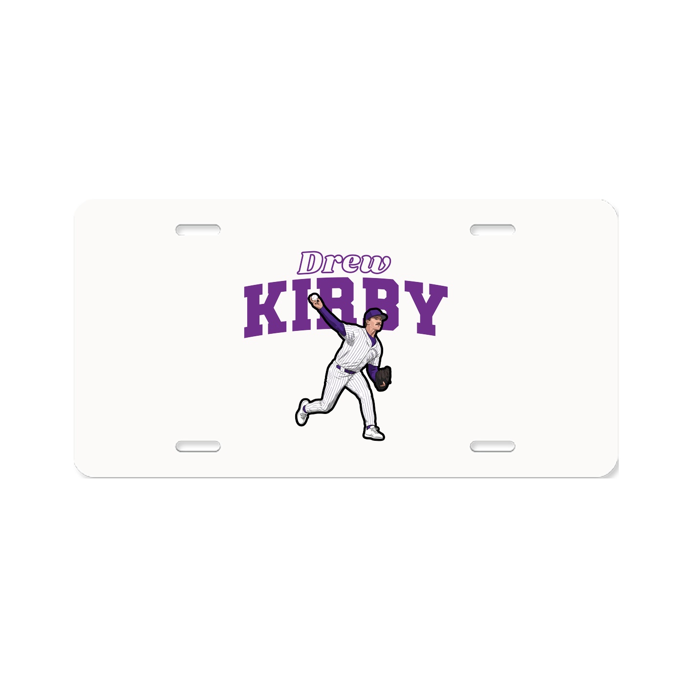 License Plate — Name Arch in Classic
