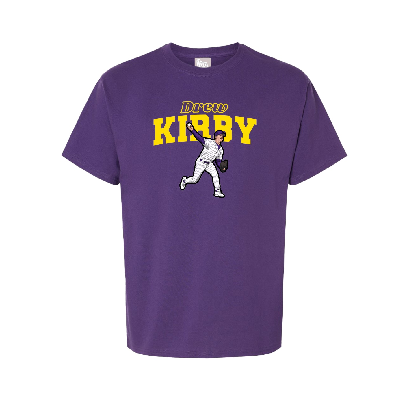 Tee — Name Arch in Purple