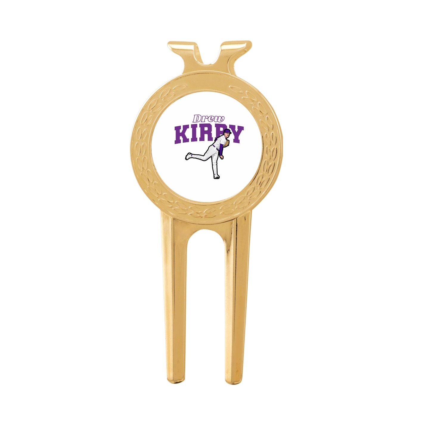 Divot Tool with Ball Marker — Name Arch in Classic