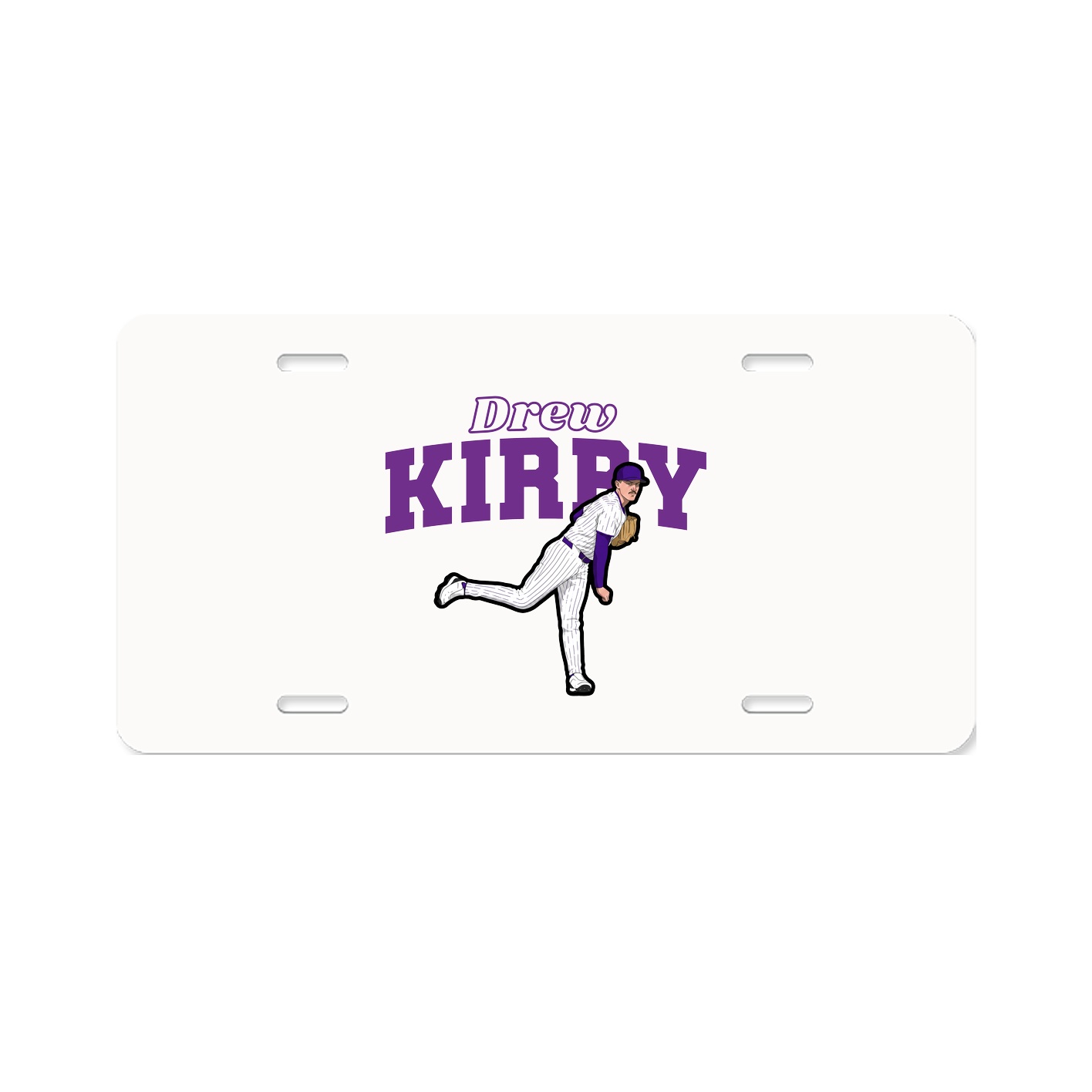 License Plate — Name Arch in Classic