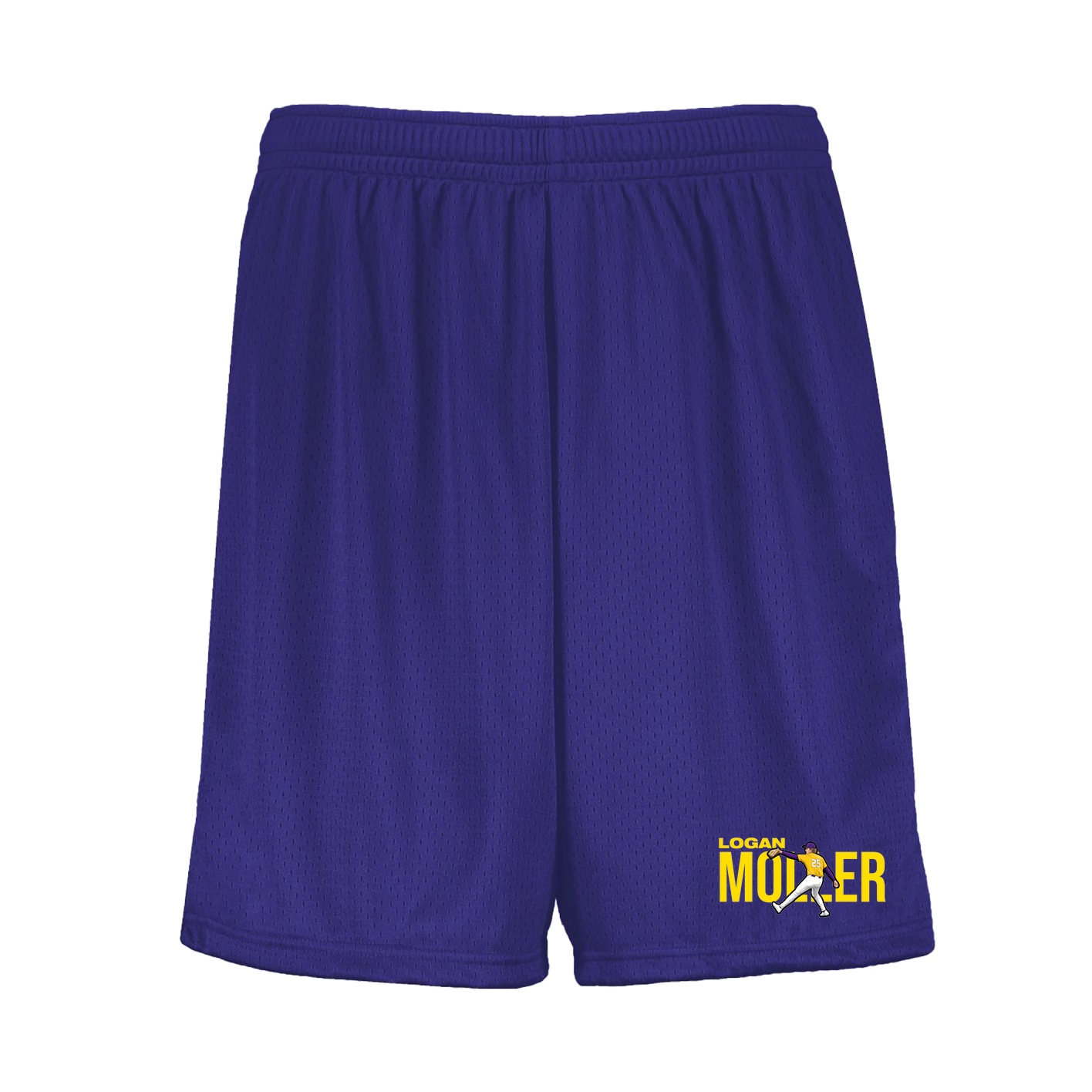 Shorts — Player Name in Purple