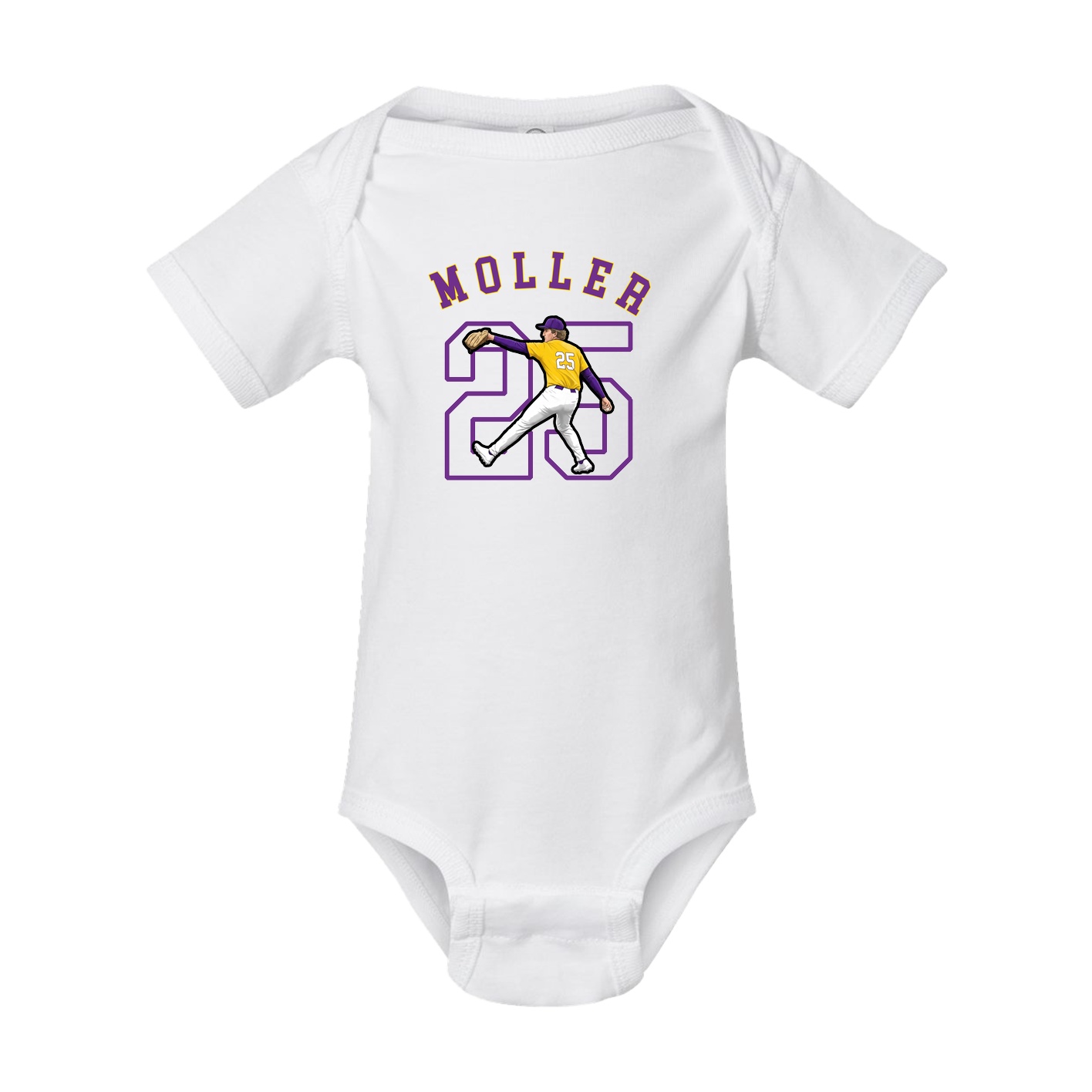 Baby Onesie — Shirsey Arch in White