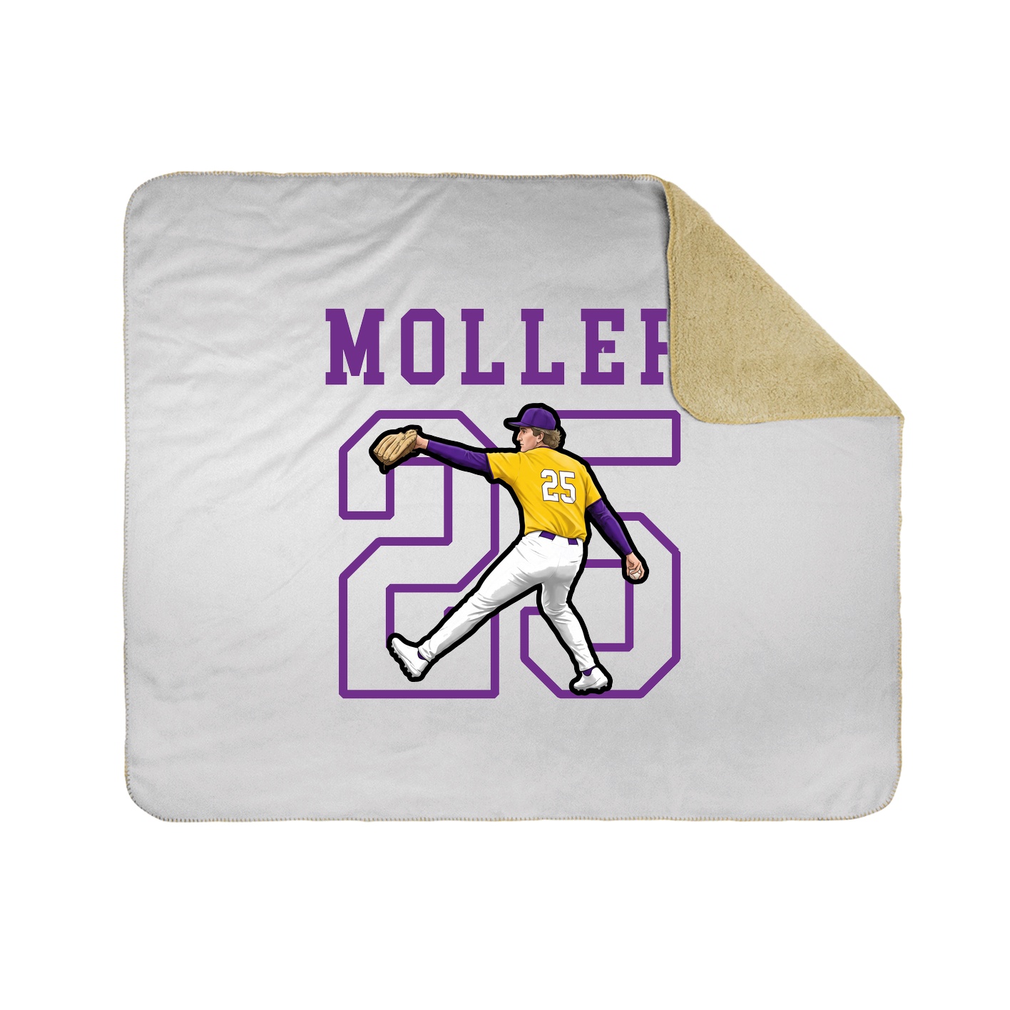 Throw Blanket — Shirsey in White