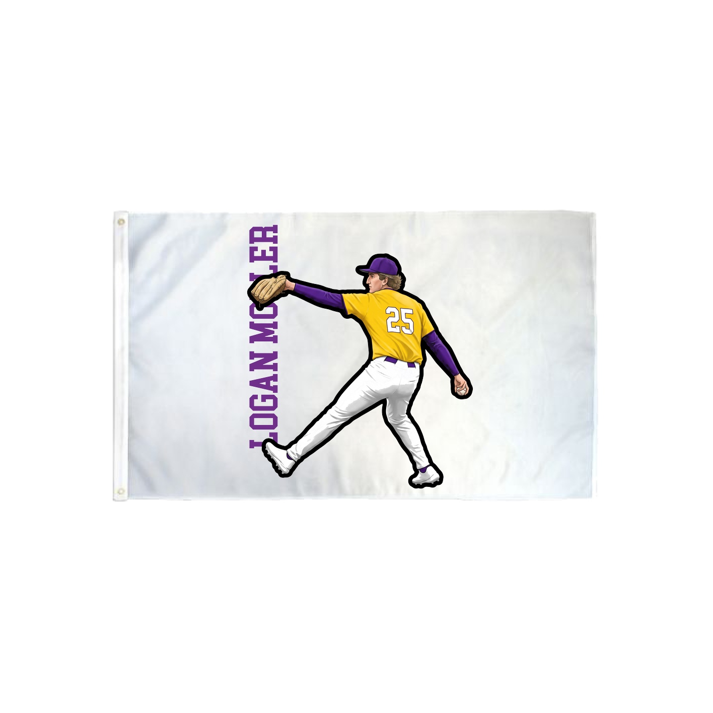 3x5 Flag — Name Vertical in Classic