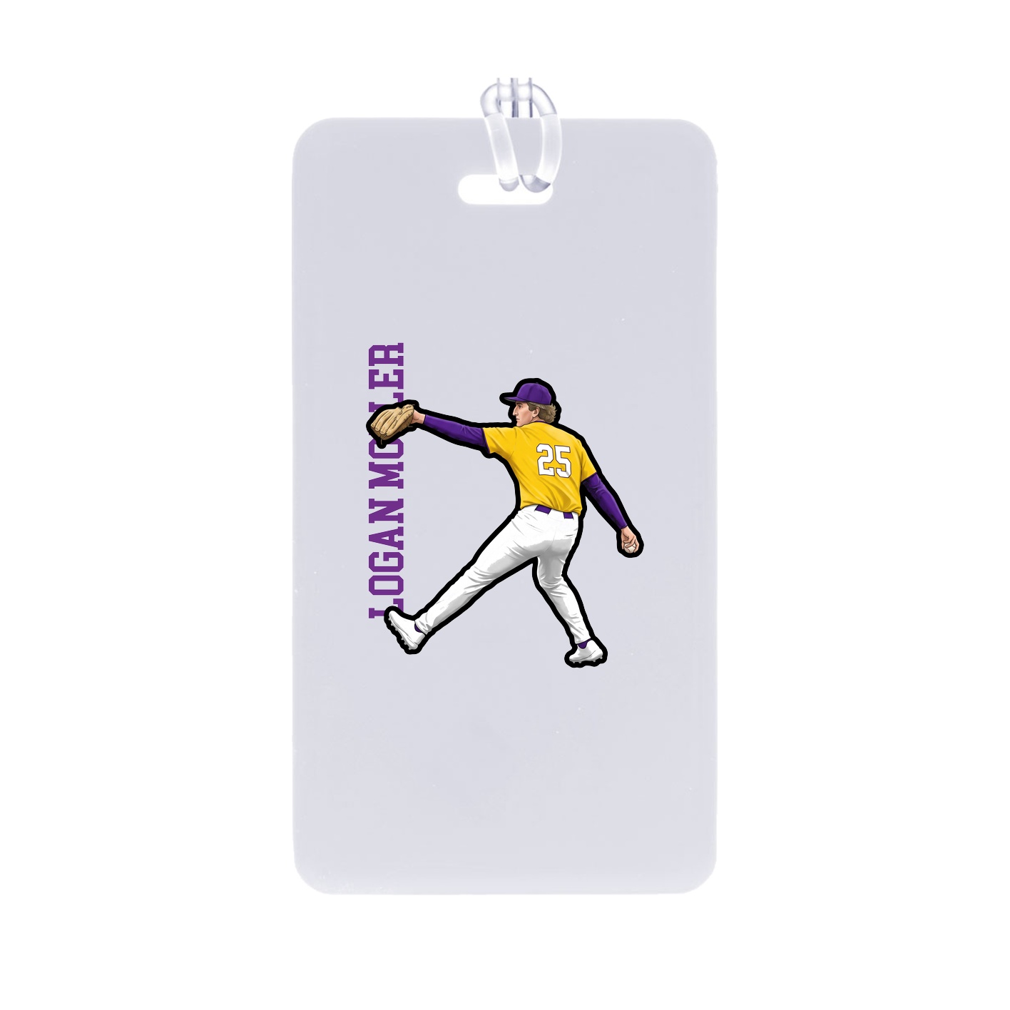 Bag Tag — Name Vertical in Classic