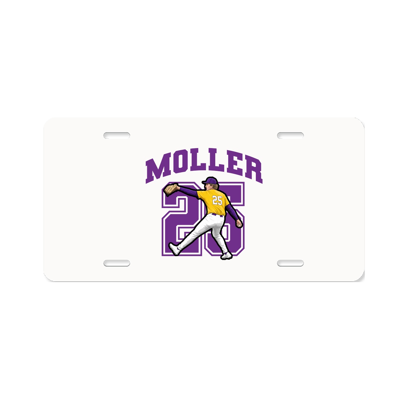 License Plate — Number in Classic