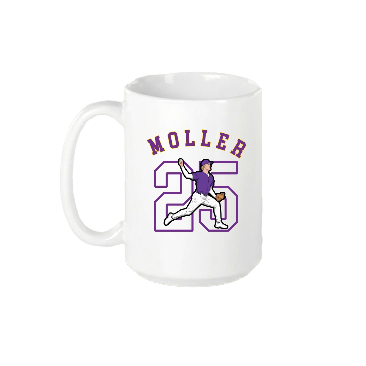 15oz Coffee Mug — Shirsey Arch in White