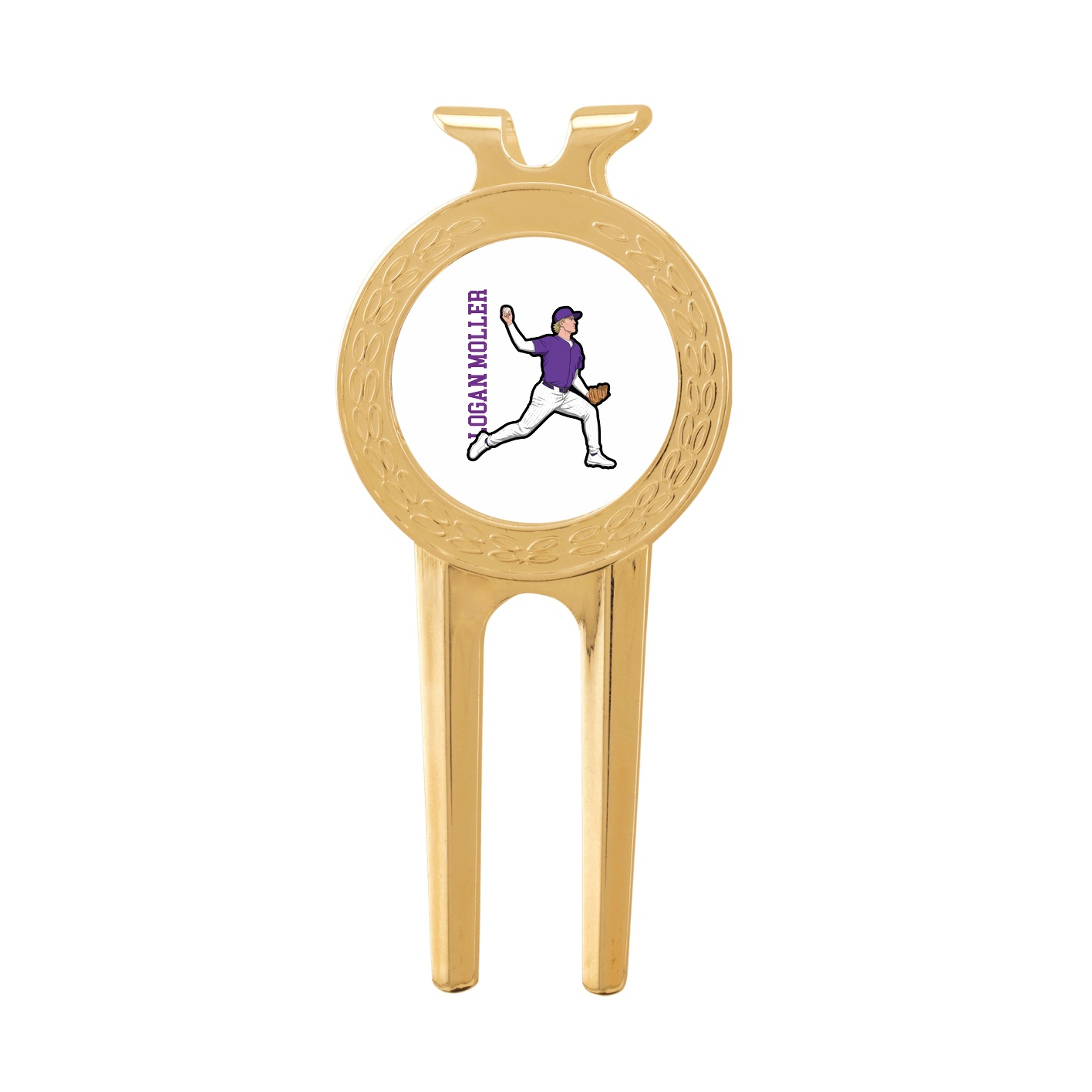 Divot Tool with Ball Marker — Name Vertical in Classic