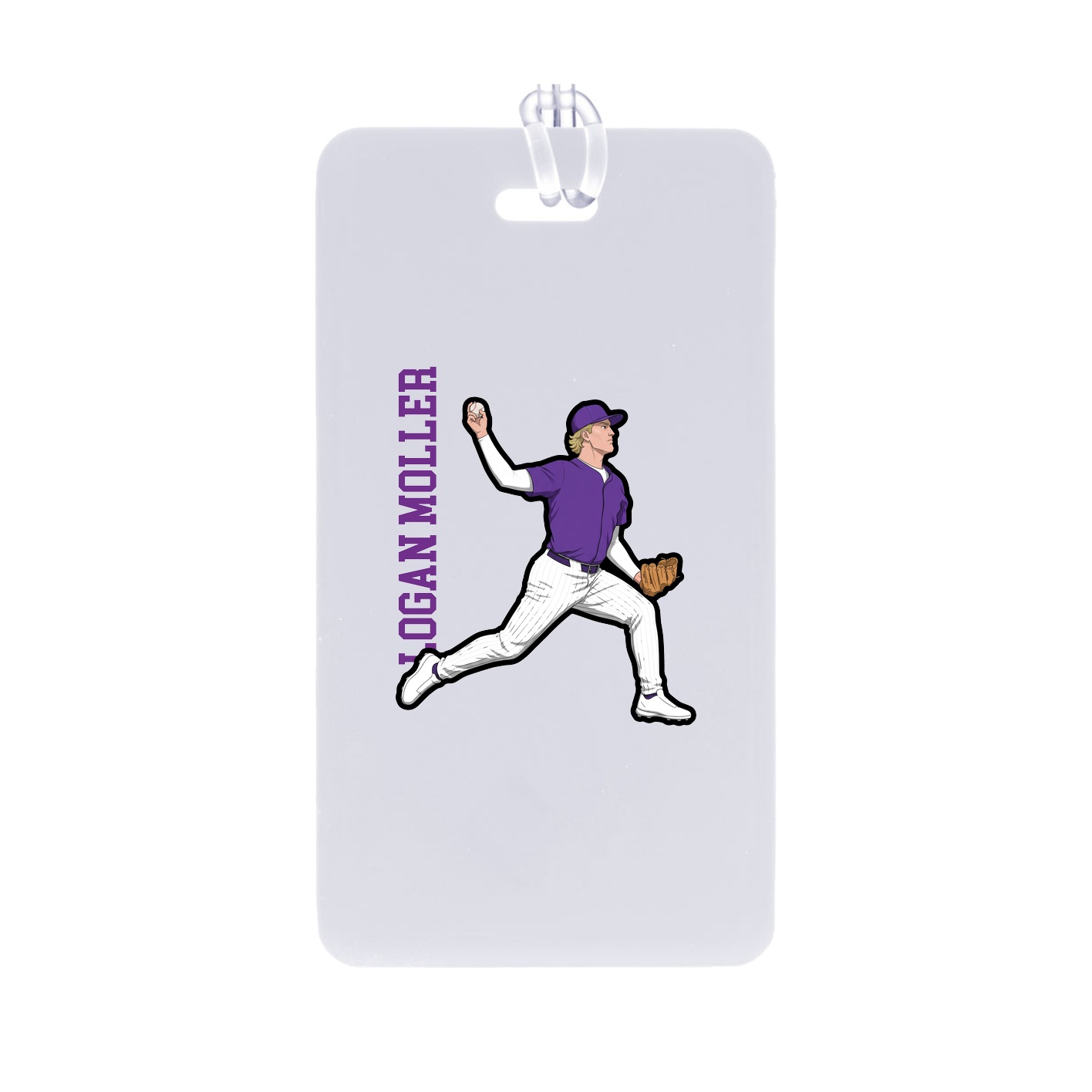 Bag Tag — Name Vertical in Classic