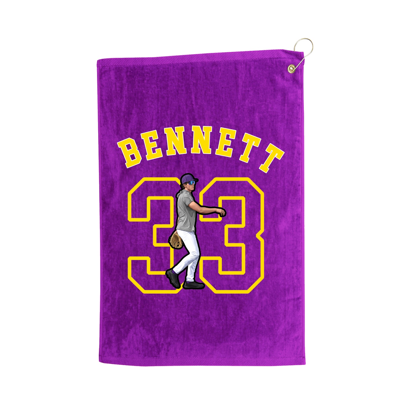 Golf Towel — Shirsey Arch in Purple