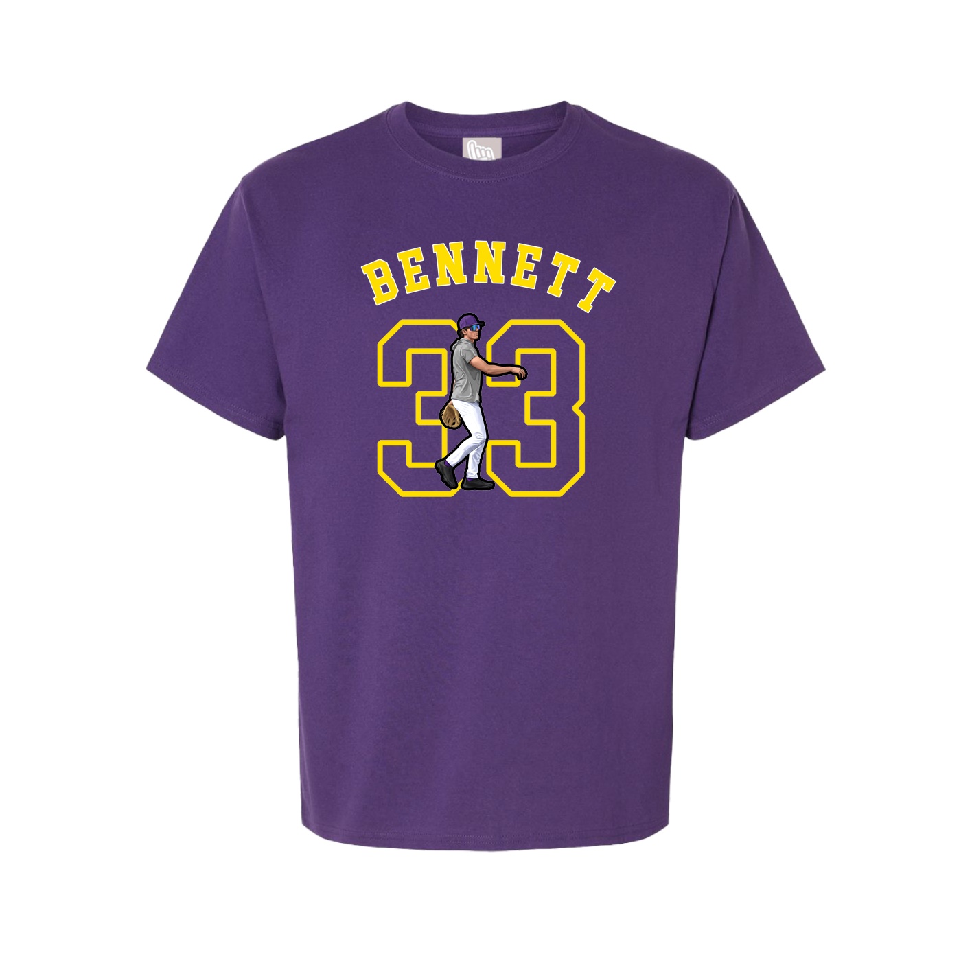 Youth Tee — Shirsey Arch in Purple