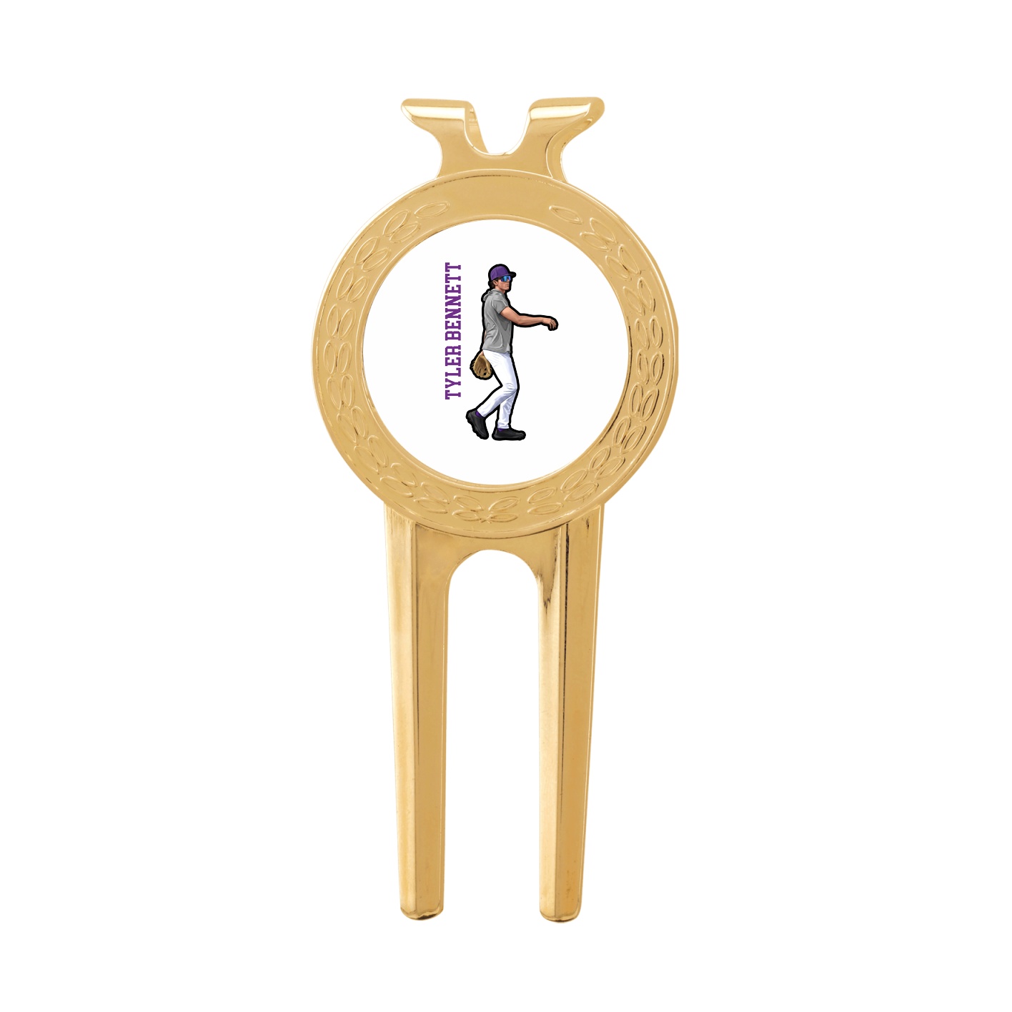 Divot Tool with Ball Marker — Name Vertical in Classic