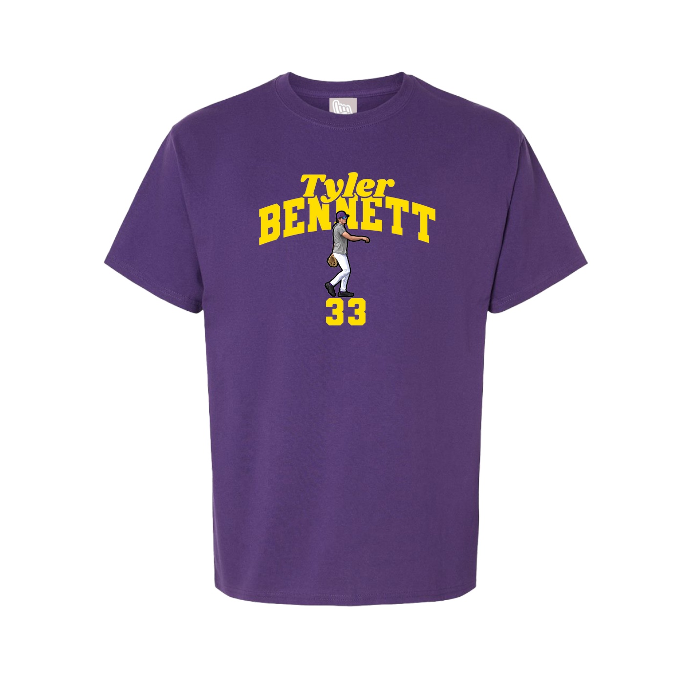 Tee — Signature Arch in Purple