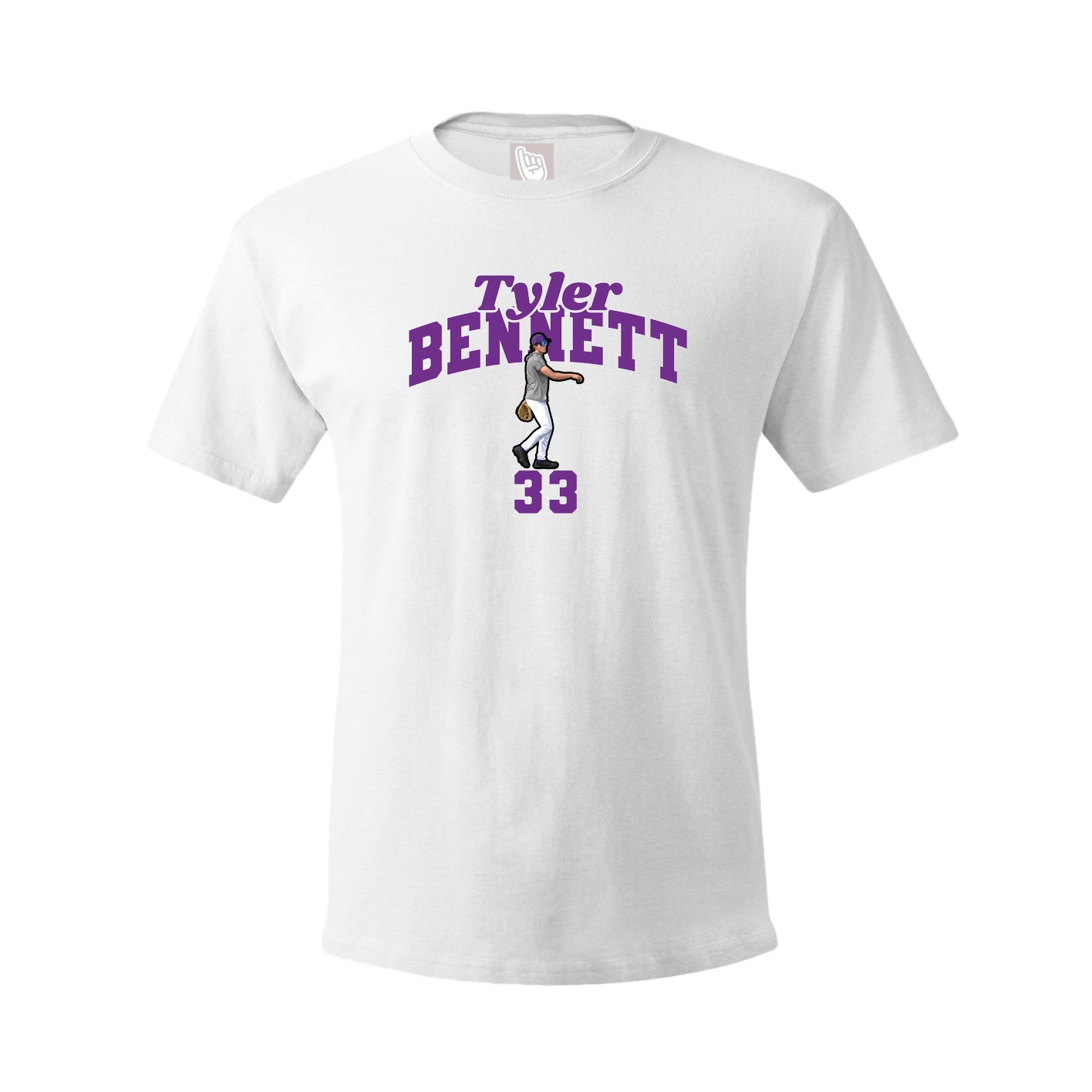 Youth Tee — Signature Arch in White