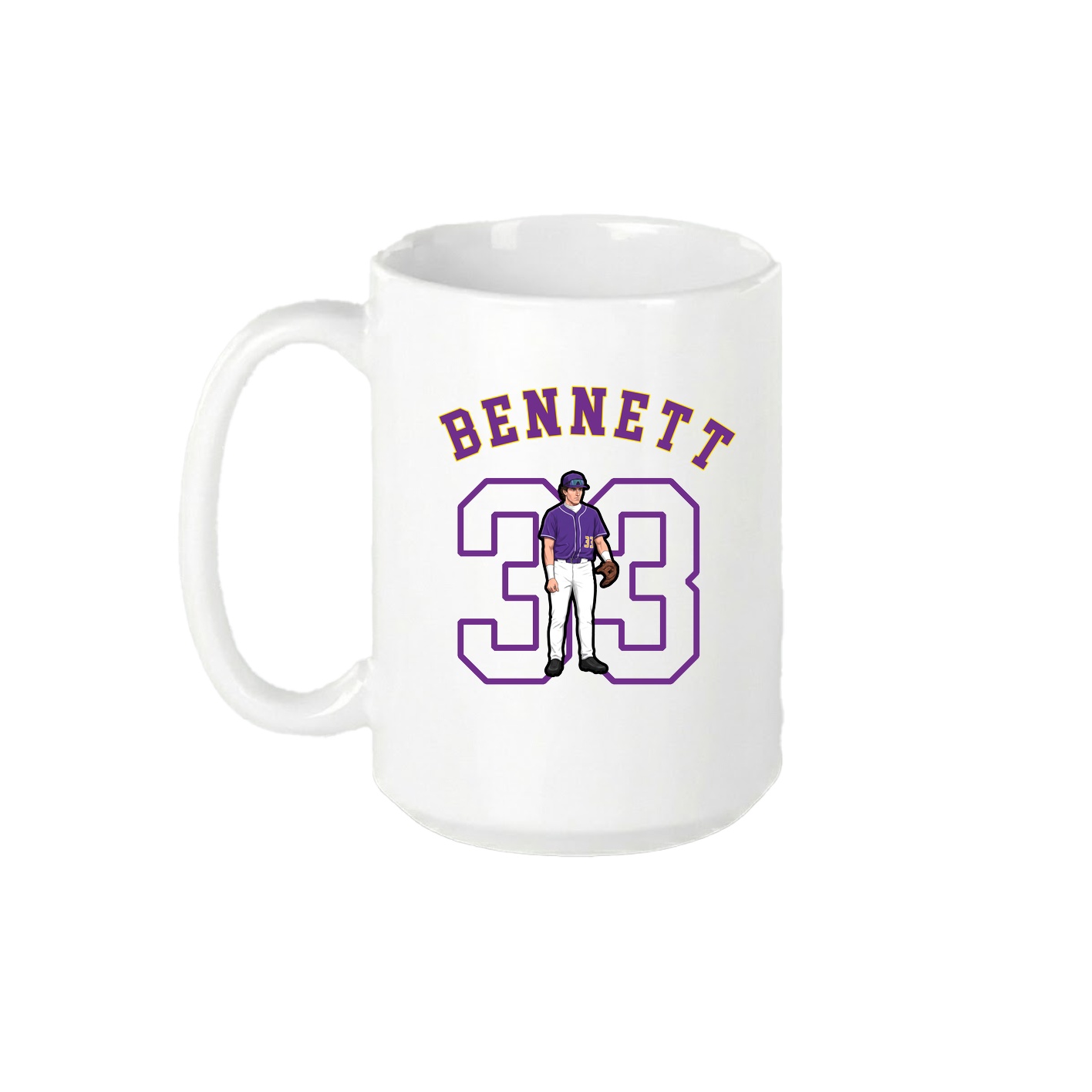 15oz Coffee Mug — Shirsey Arch in White