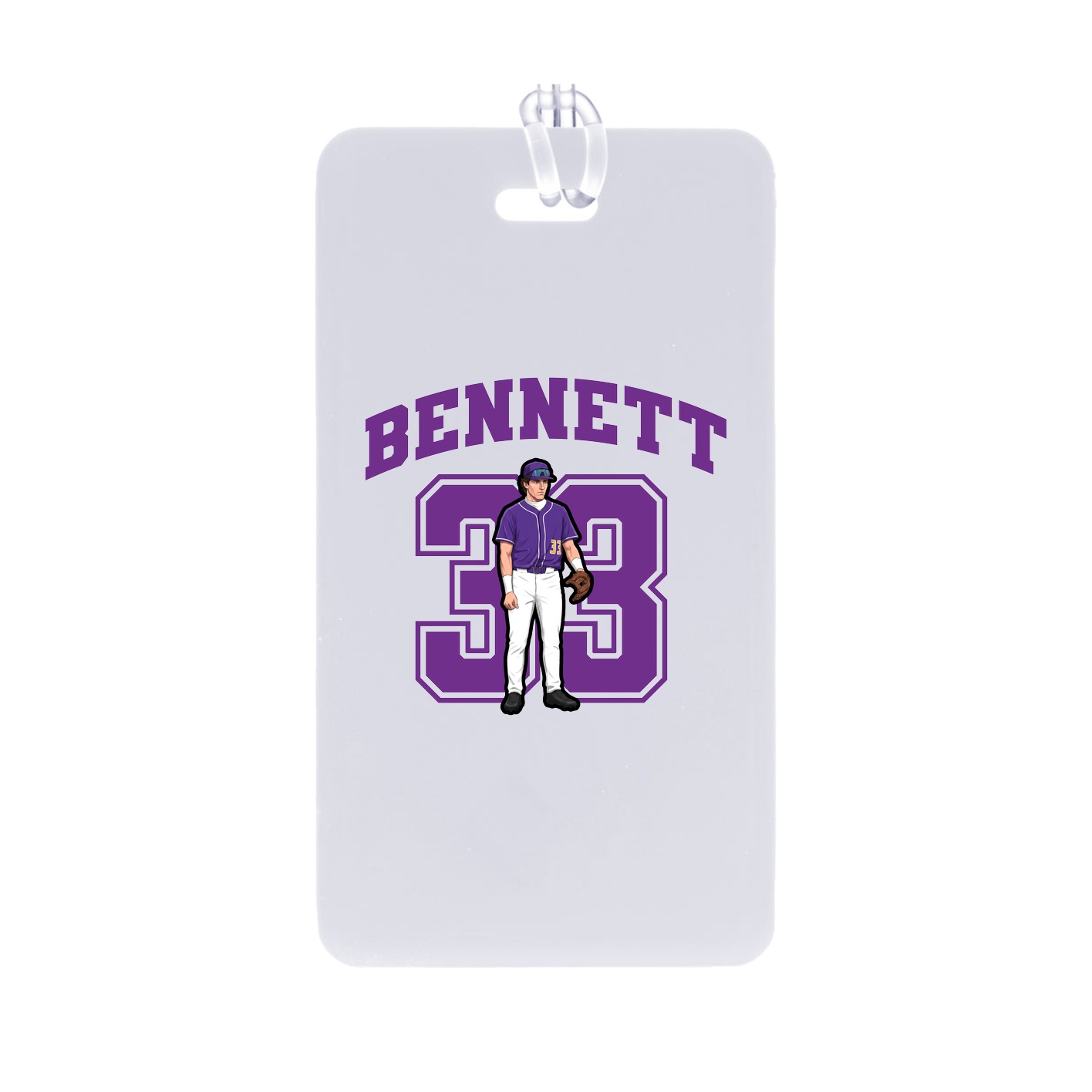 Bag Tag — Number in Classic