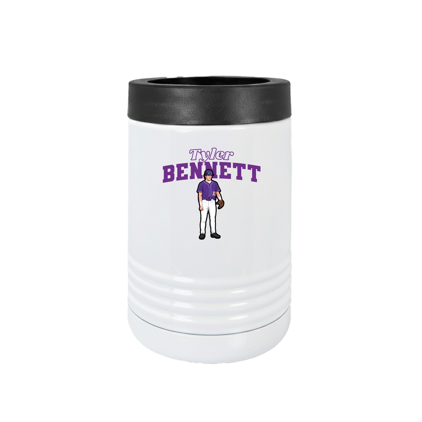 Beverage Holder — Name Arch in White