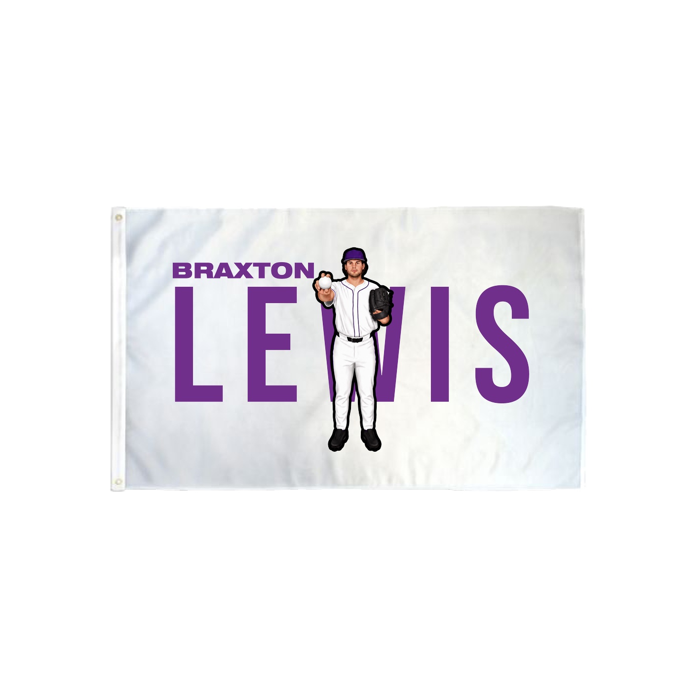 3x5 Flag — Player Name in Classic
