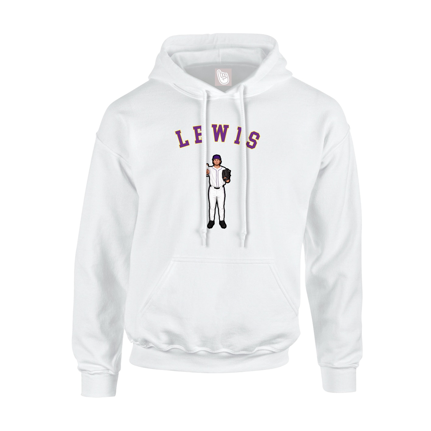 Youth Hoodie — Shirsey Arch in White