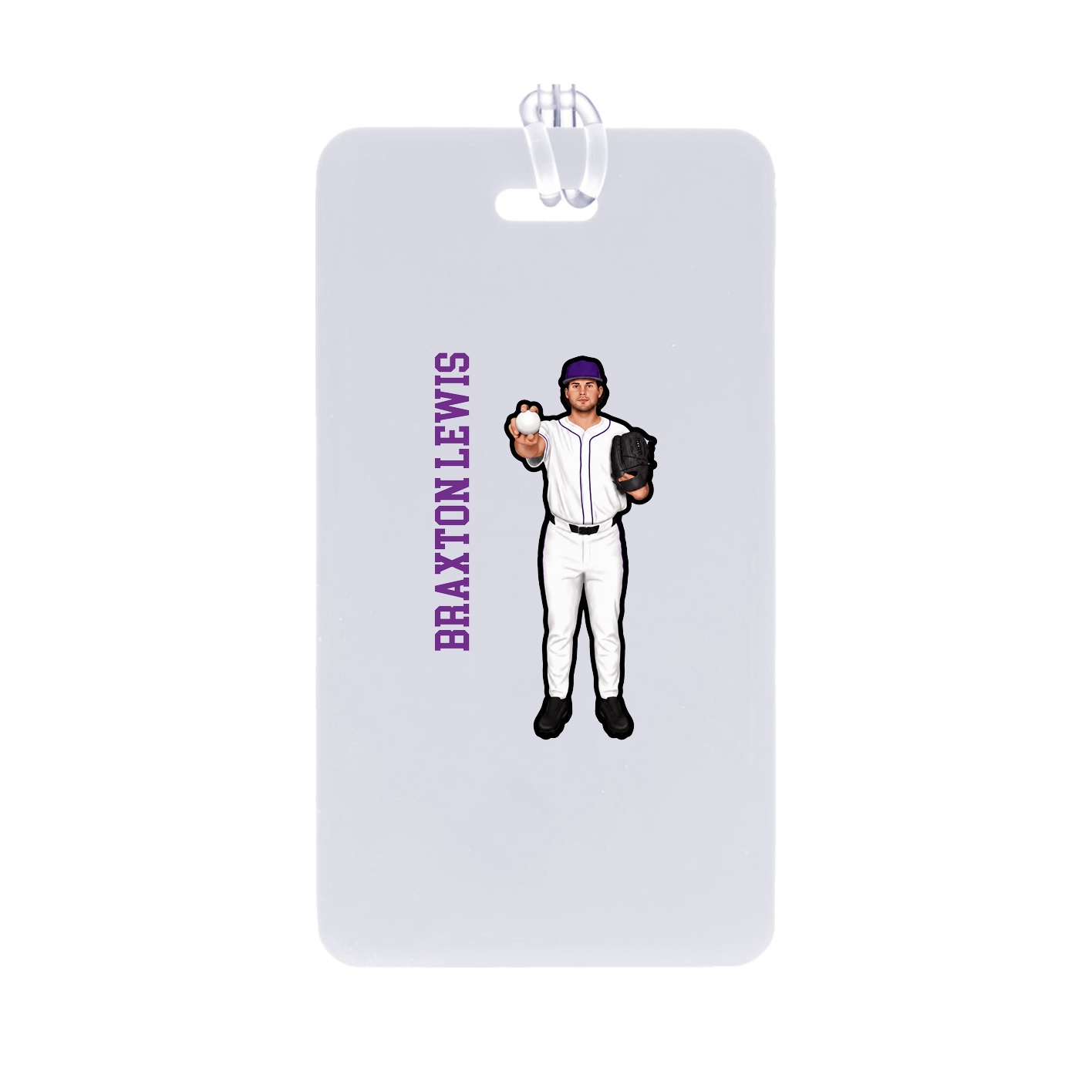 Bag Tag — Name Vertical in Classic