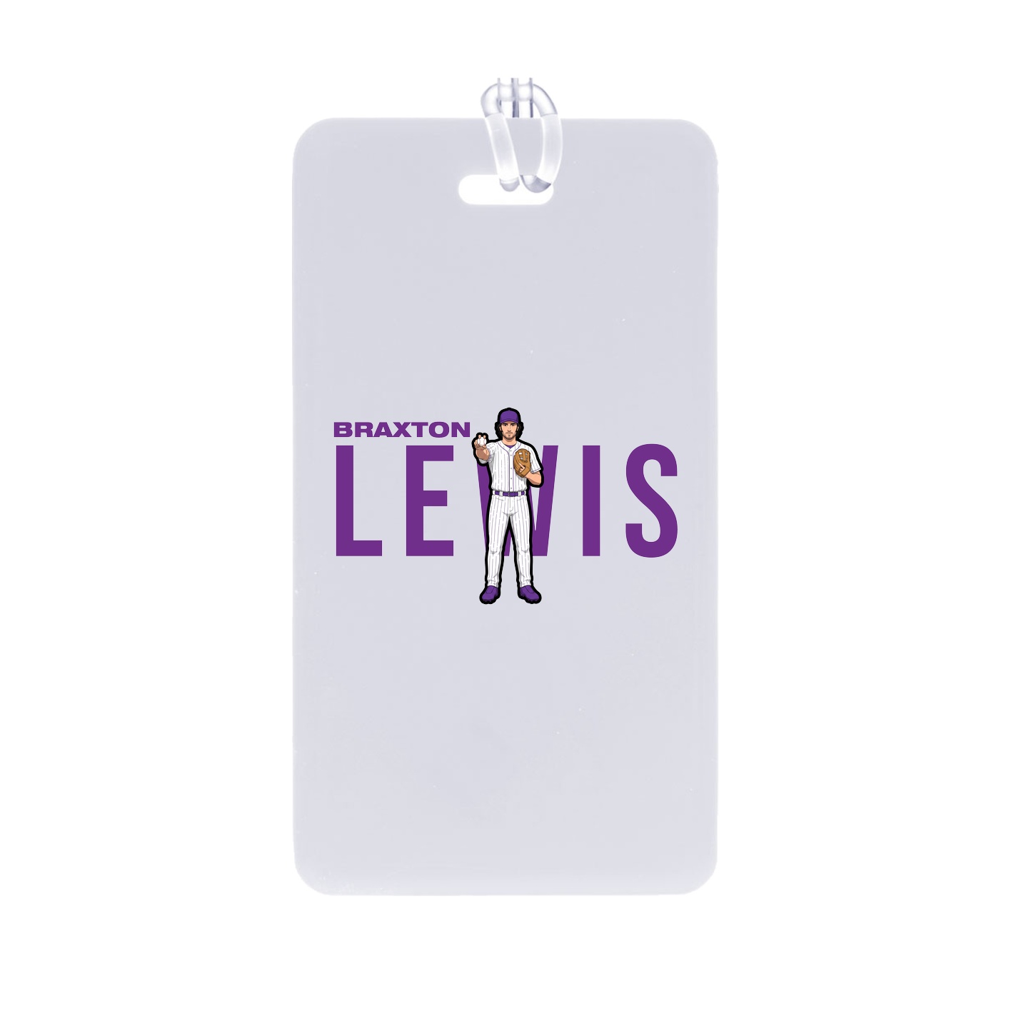 Bag Tag — Player Name in Classic