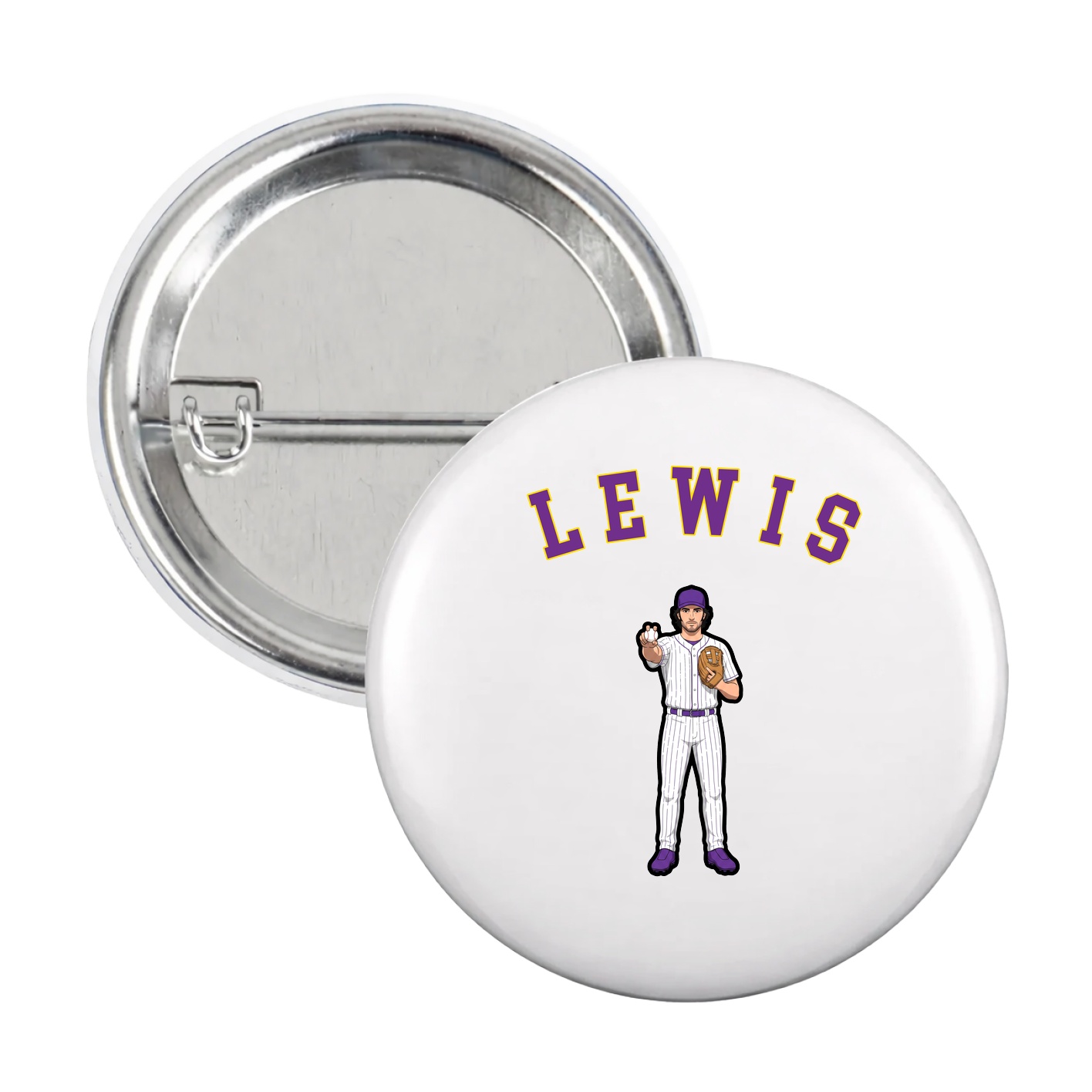 Game Day Button — Shirsey Arch in White