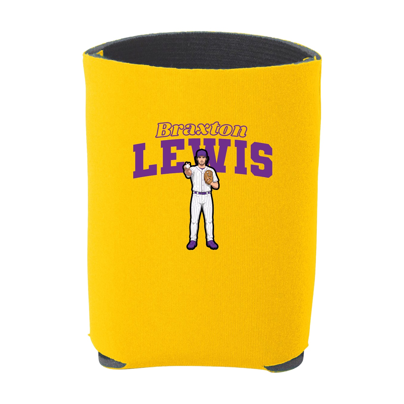 Can Holder — Name Arch in Yellow
