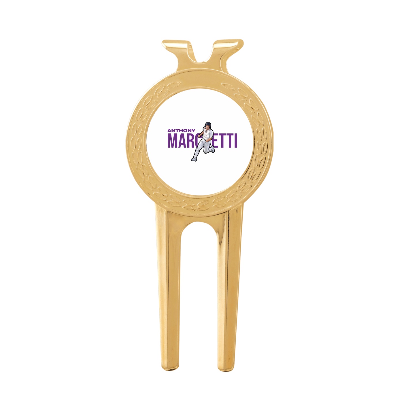 Divot Tool with Ball Marker — Player Name in Classic