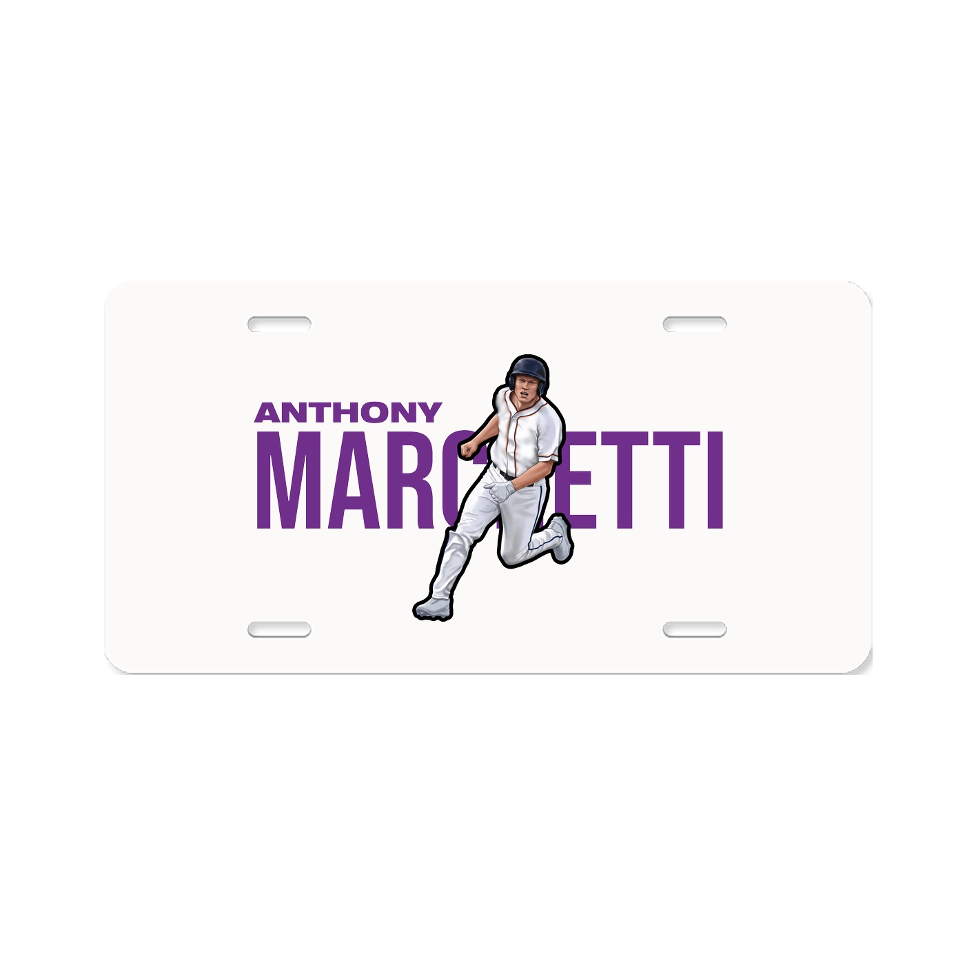 License Plate — Player Name in Classic