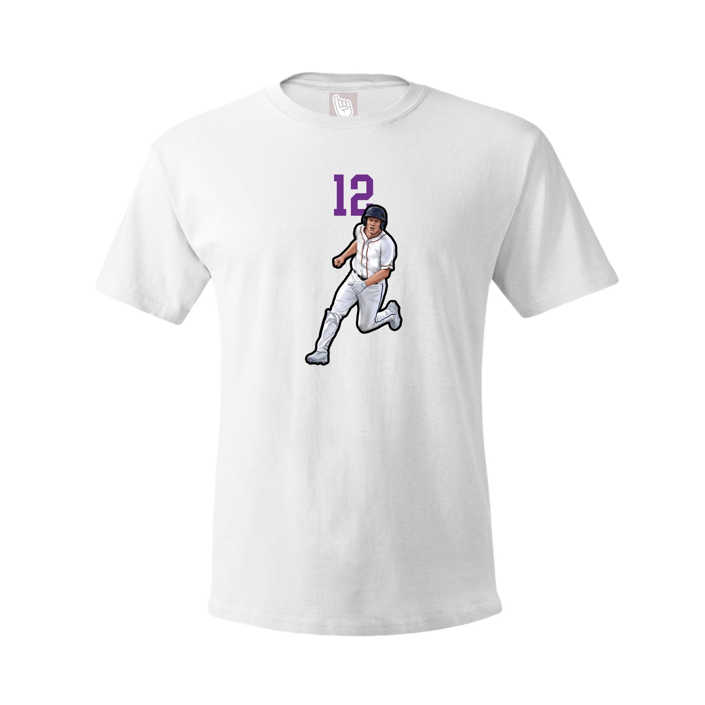 Tee — Number Top in White