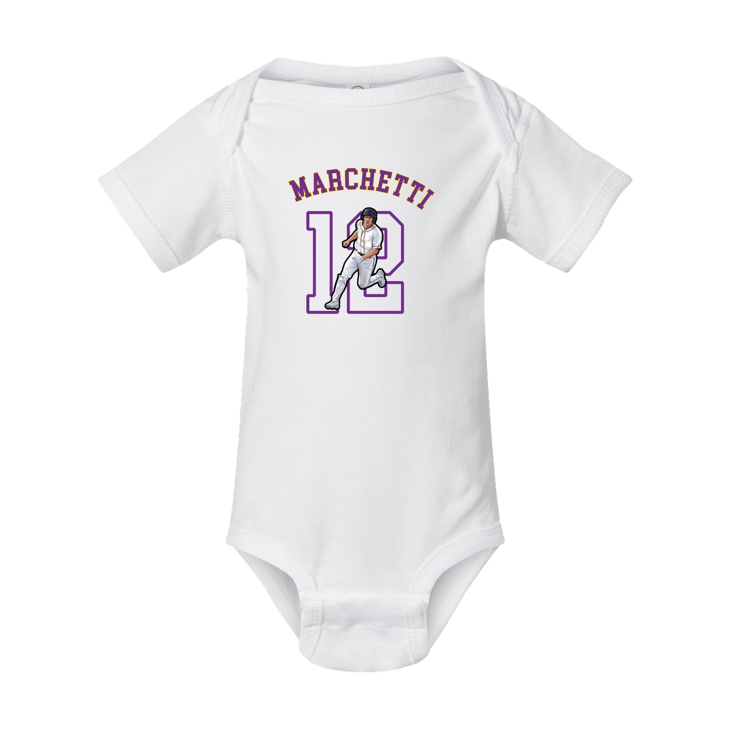 Baby Onesie — Shirsey Arch in White